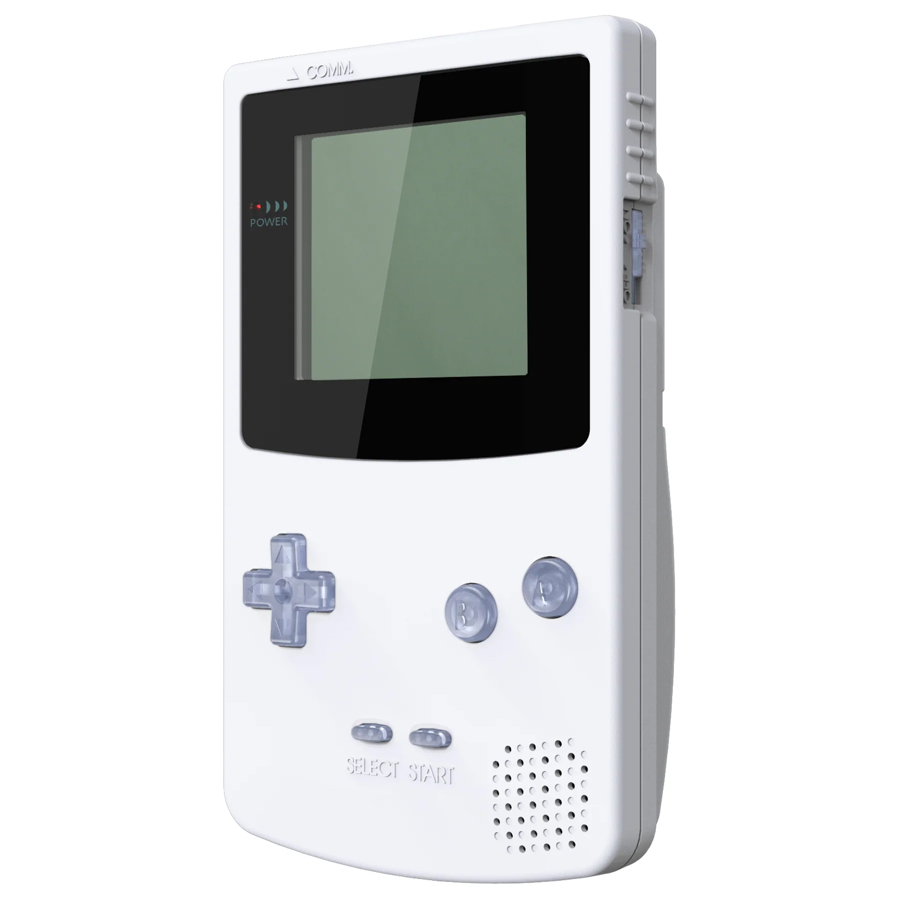 eXtremeRate Replacement Full Set Buttons for Gameboy Color GBC - Clear Glacier Blue - Image 5
