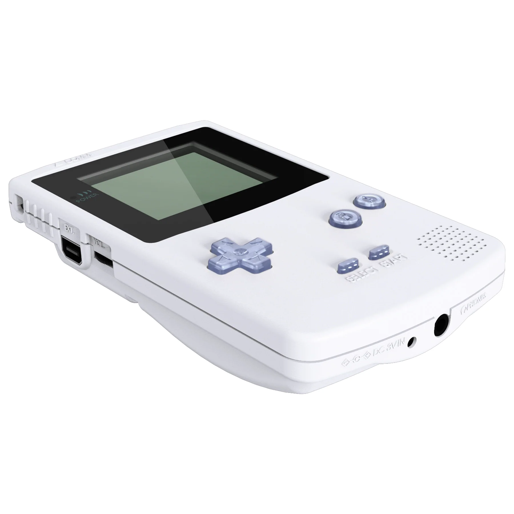 eXtremeRate Replacement Full Set Buttons for Gameboy Color GBC - Clear Glacier Blue - Image 7