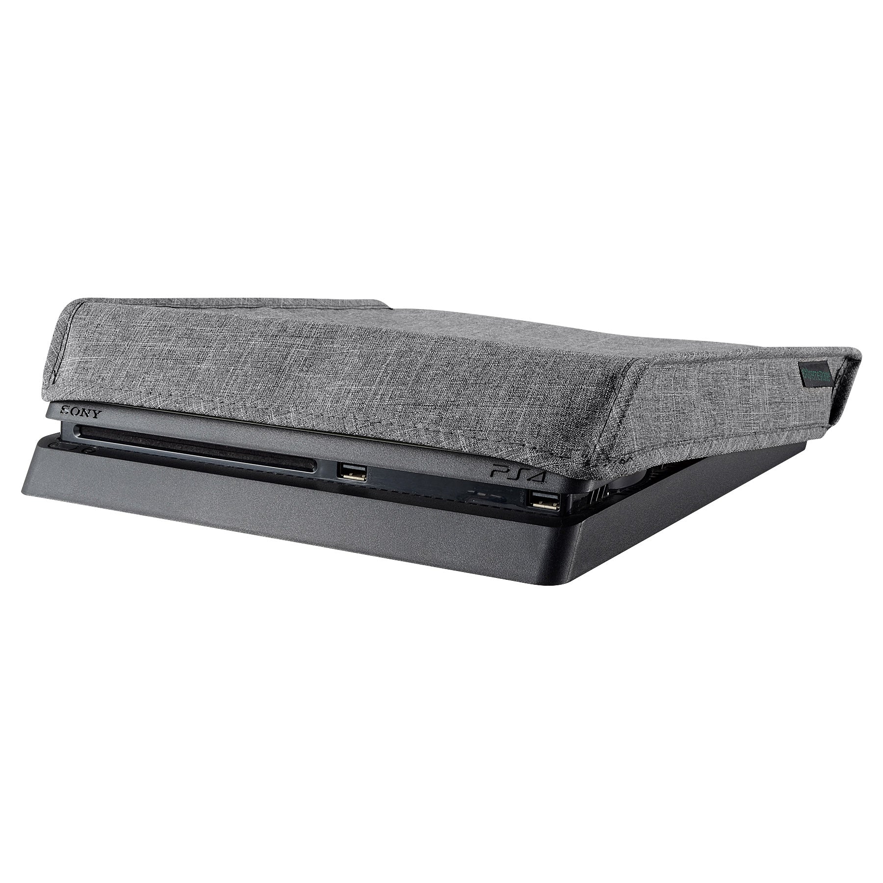 eXtremeRate Horizontal Dust Cover for PS4 slim console - Gray - Image 4