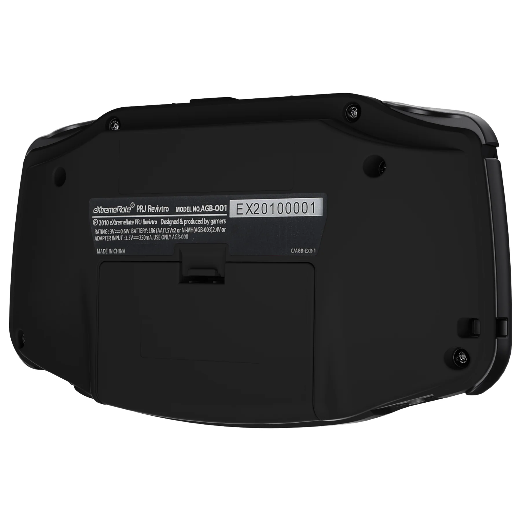 eXtremeRate IPS Ready Upgraded GBA Replacement Full Set Shells with Buttons for Gameboy Advance, Compatible with Both IPS & Standard LCD - Black - Image 7