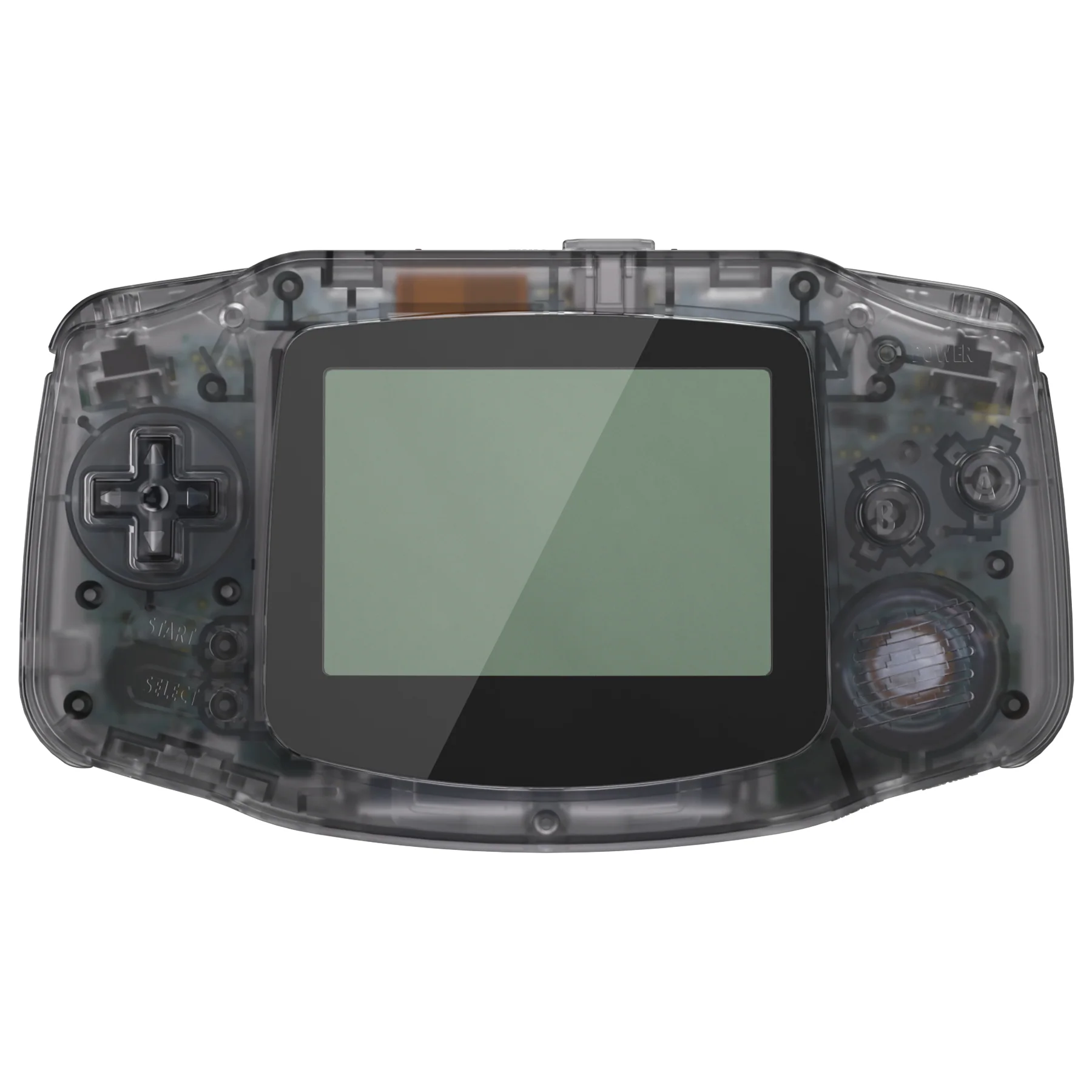 eXtremeRate IPS Ready Upgraded GBA Replacement Full Set Shells with Buttons for Gameboy Advance, Compatible with Both IPS & Standard LCD - Clear Black - Image 3