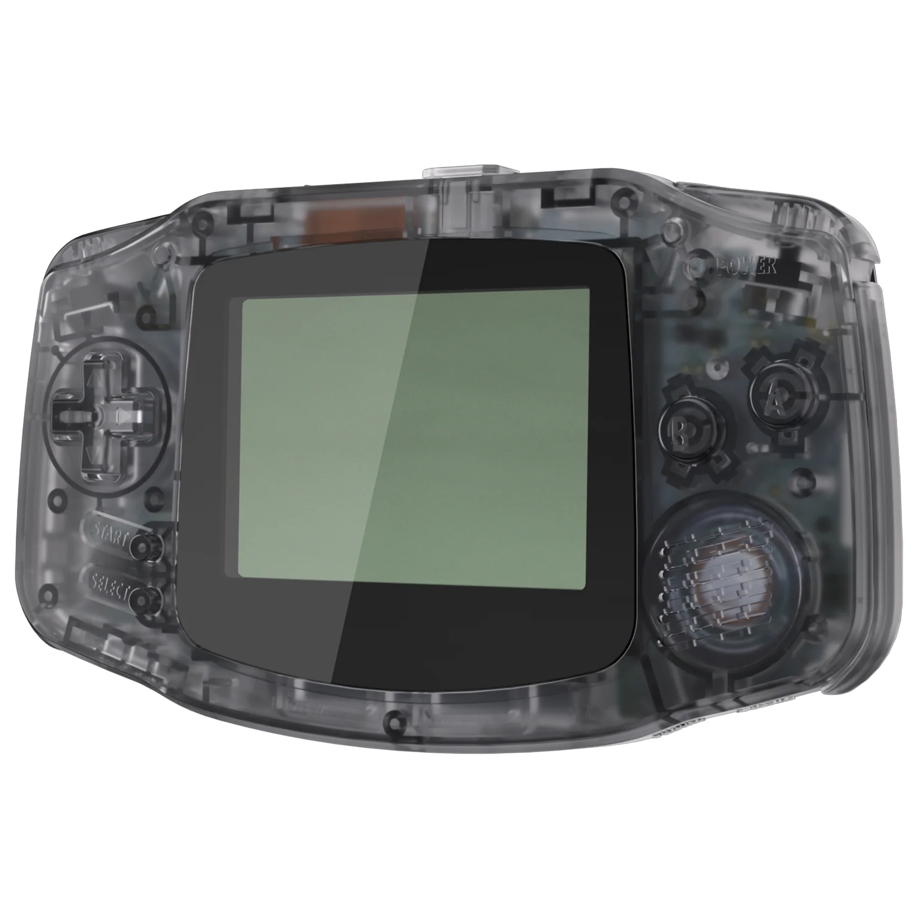 eXtremeRate IPS Ready Upgraded GBA Replacement Full Set Shells with Buttons for Gameboy Advance, Compatible with Both IPS & Standard LCD - Clear Black - Image 4