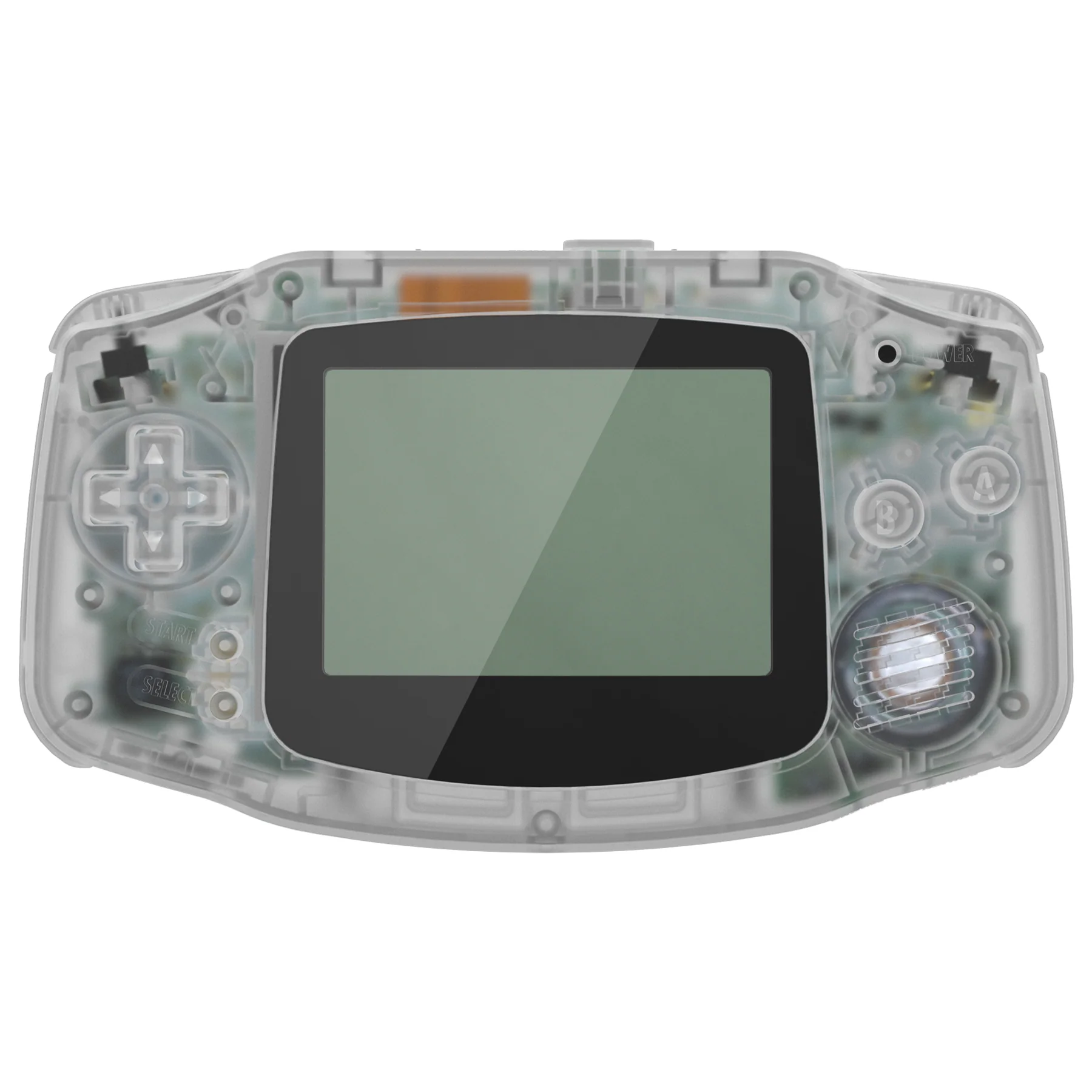 eXtremeRate IPS Ready Upgraded GBA Replacement Full Set Shells with Buttons for Gameboy Advance, Compatible with Both IPS & Standard LCD - Glow in Dark - Green - Image 5