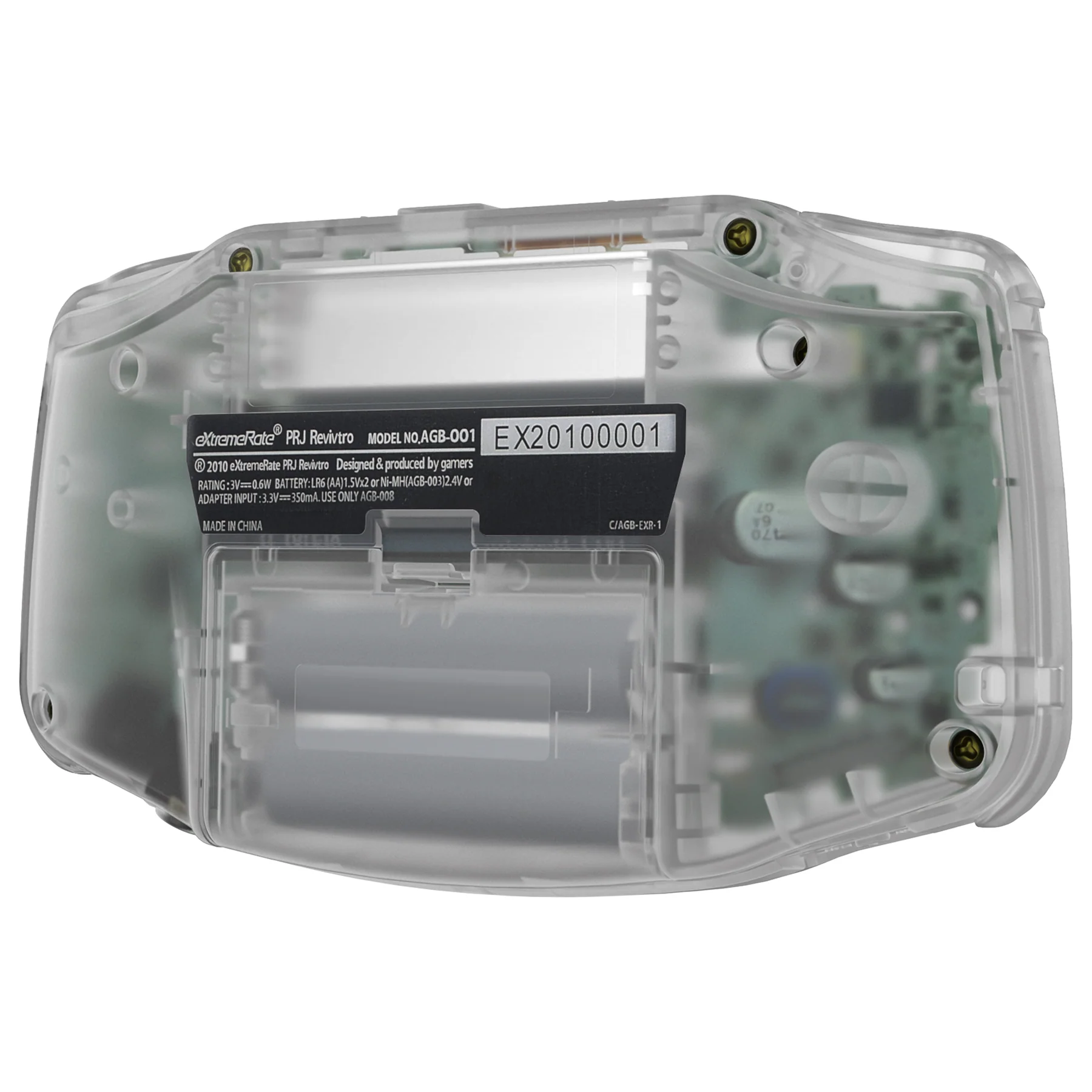 eXtremeRate IPS Ready Upgraded GBA Replacement Full Set Shells with Buttons for Gameboy Advance, Compatible with Both IPS & Standard LCD - Glow in Dark - Green - Image 9