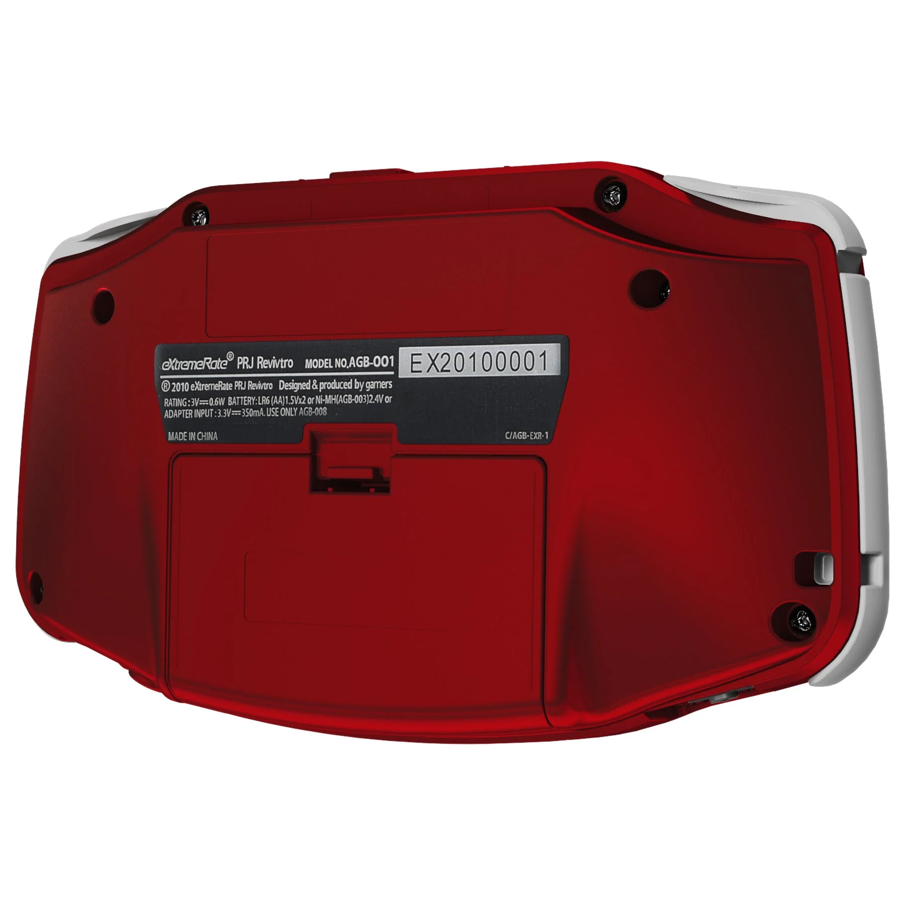 eXtremeRate IPS Ready Upgraded GBA Replacement Full Set Shells with Buttons for Gameboy Advance, Compatible with Both IPS & Standard LCD - Scarlet Red - Image 7