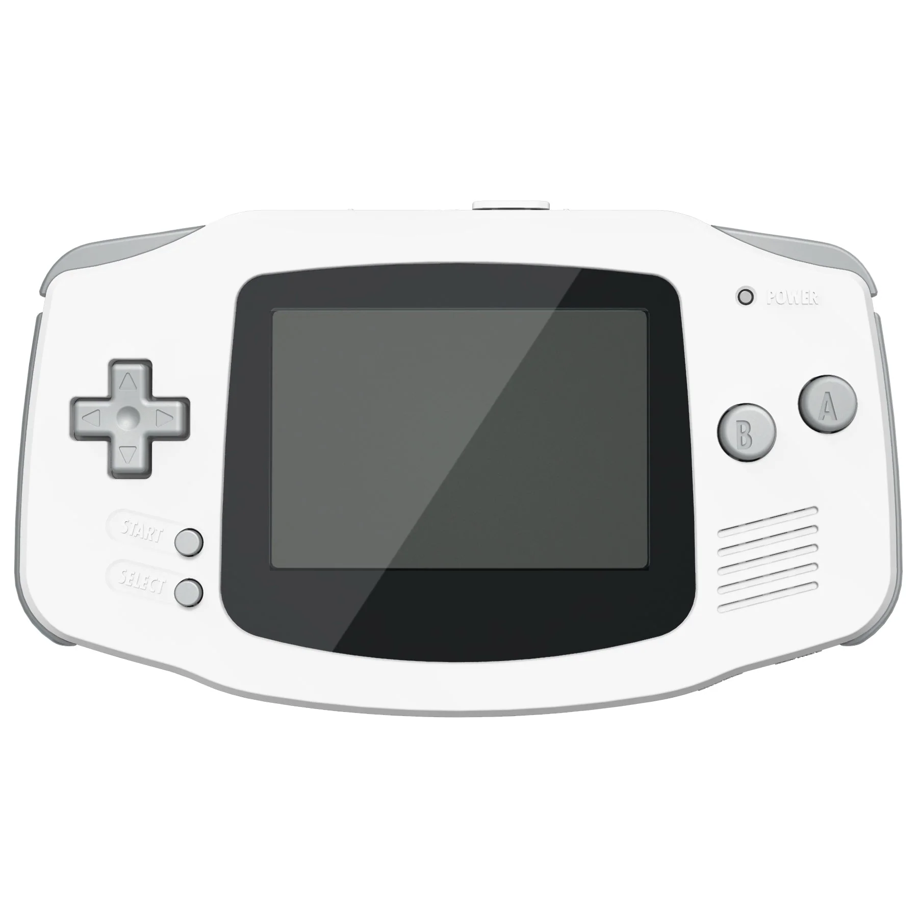 eXtremeRate IPS Ready Upgraded GBA Replacement Full Set Shells with Gray Buttons for Gameboy Advance, Compatible with Both IPS & Standard LCD - White - Image 3