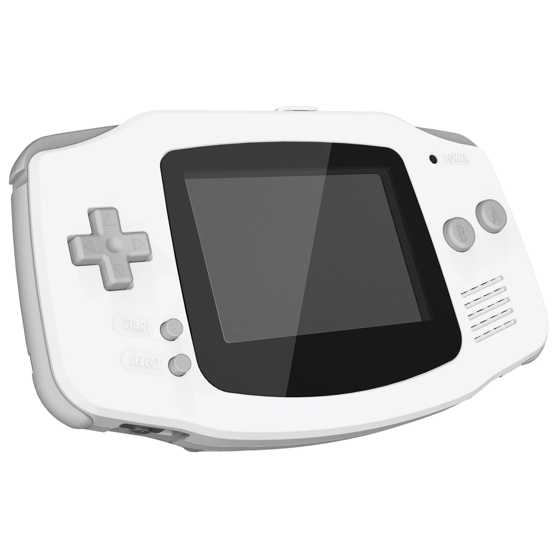 eXtremeRate IPS Ready Upgraded GBA Replacement Full Set Shells with Gray Buttons for Gameboy Advance, Compatible with Both IPS & Standard LCD - White - Image 5