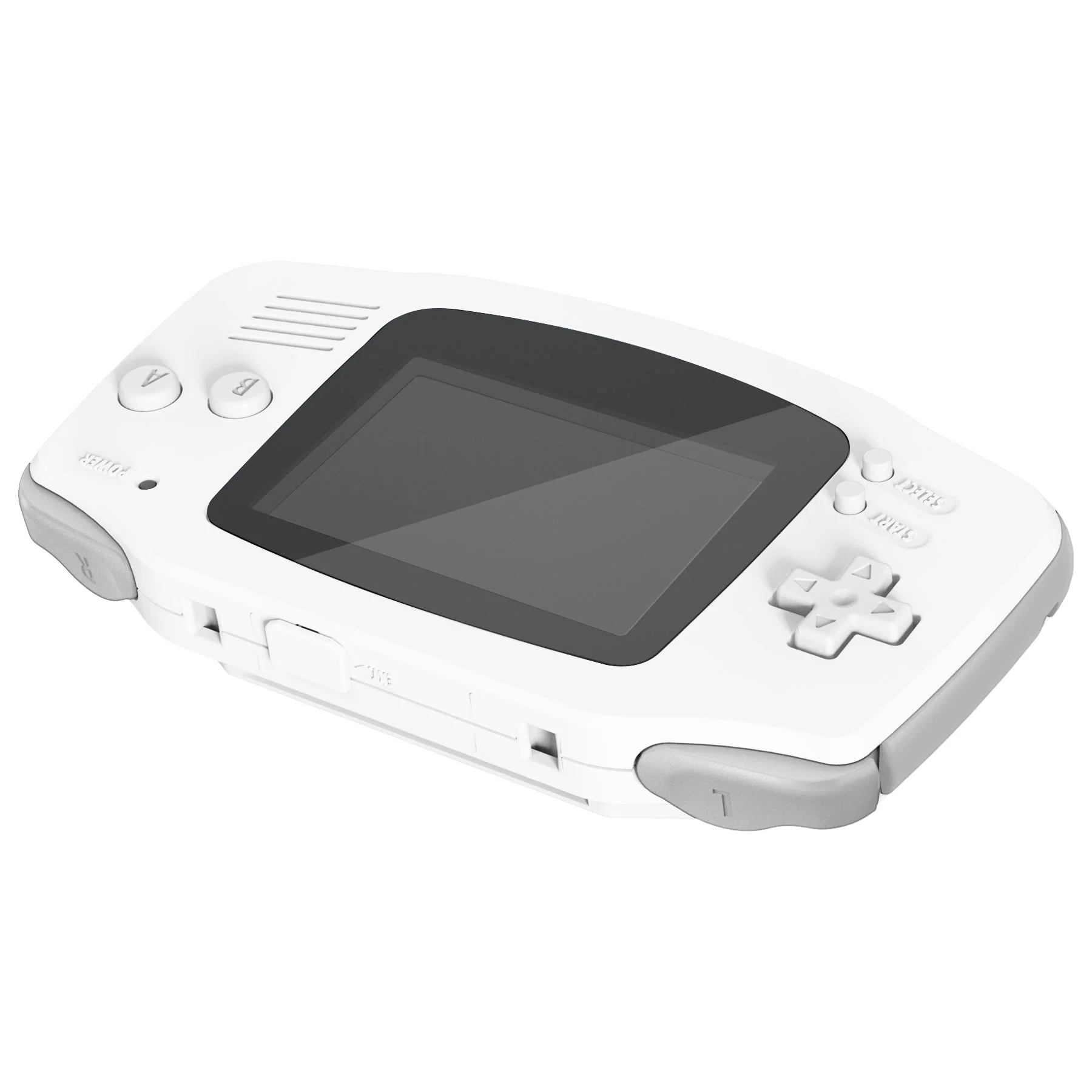 eXtremeRate IPS Ready Upgraded GBA Replacement Full Set Shells with Gray Buttons for Gameboy Advance, Compatible with Both IPS & Standard LCD - White - Image 6