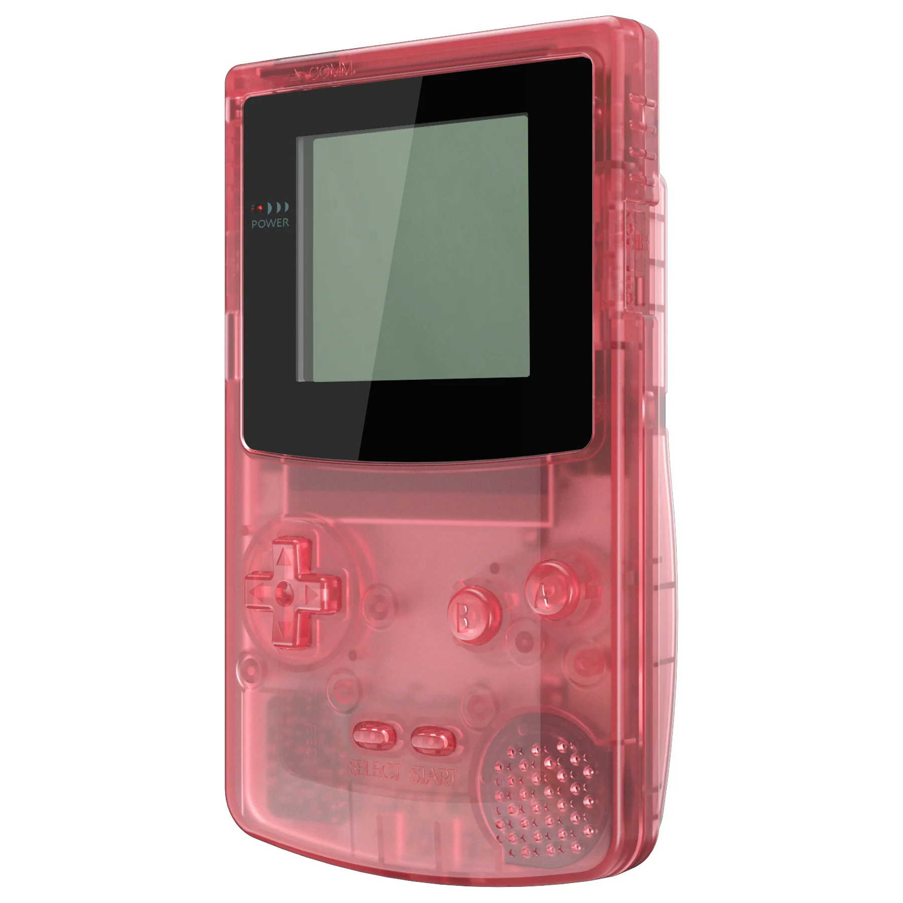 eXtremeRate IPS Ready Upgraded GBC Replacement Full Set Shells with Buttons & Black Screen Lens for Gameboy Color, Compatible with GBC OSD IPS & Regular IPS & Standard LCD - Cherry Pink - Image 3