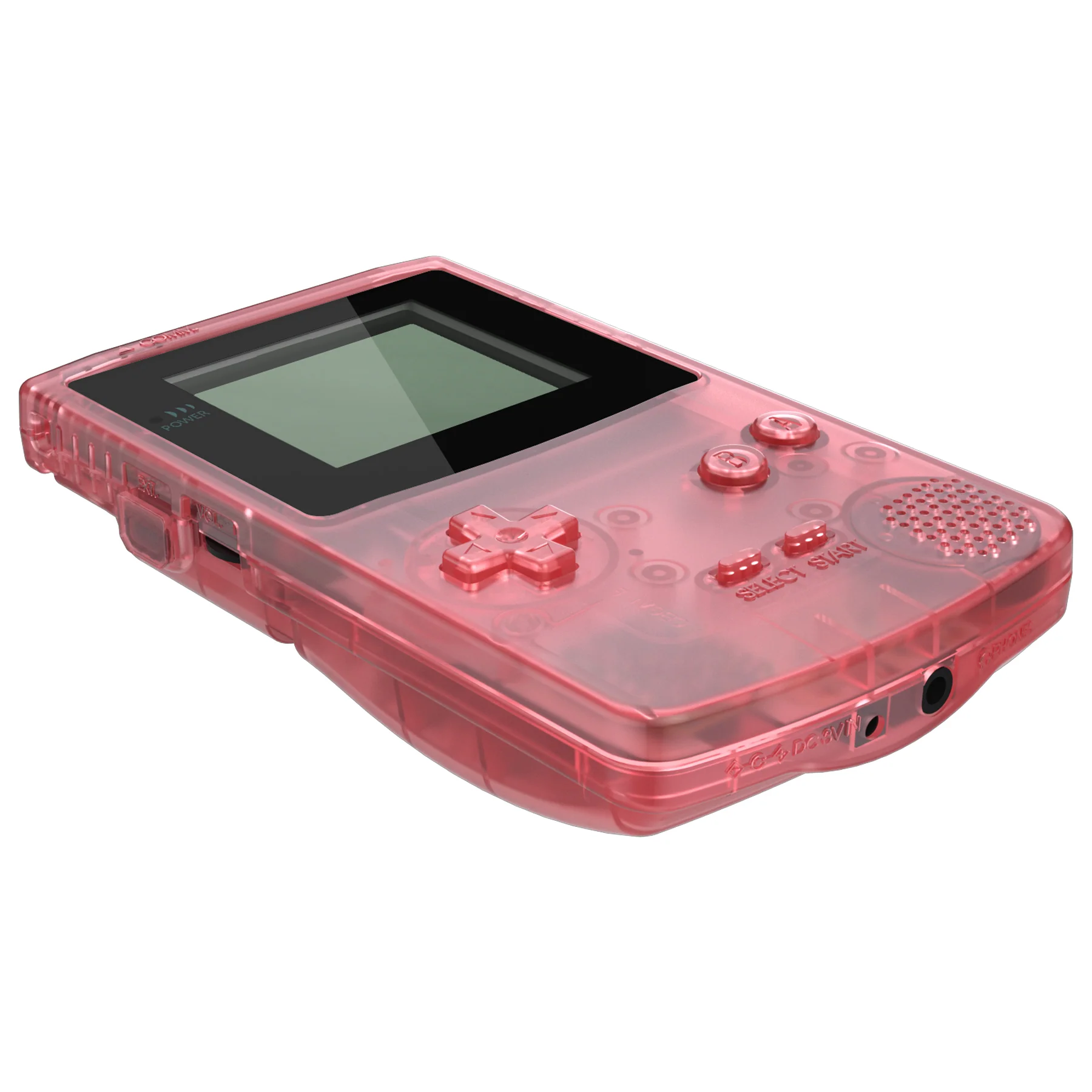 eXtremeRate IPS Ready Upgraded GBC Replacement Full Set Shells with Buttons & Black Screen Lens for Gameboy Color, Compatible with GBC OSD IPS & Regular IPS & Standard LCD - Cherry Pink - Image 5