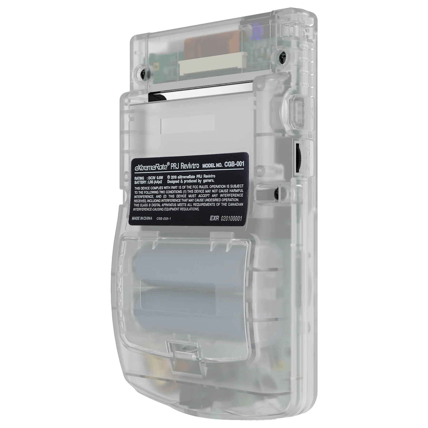 eXtremeRate IPS Ready Upgraded GBC Replacement Full Set Shells with Buttons & Black Screen Lens for Gameboy Color, Compatible with GBC OSD IPS & Regular IPS & Standard LCD - Glow in Dark - Green - Image 7