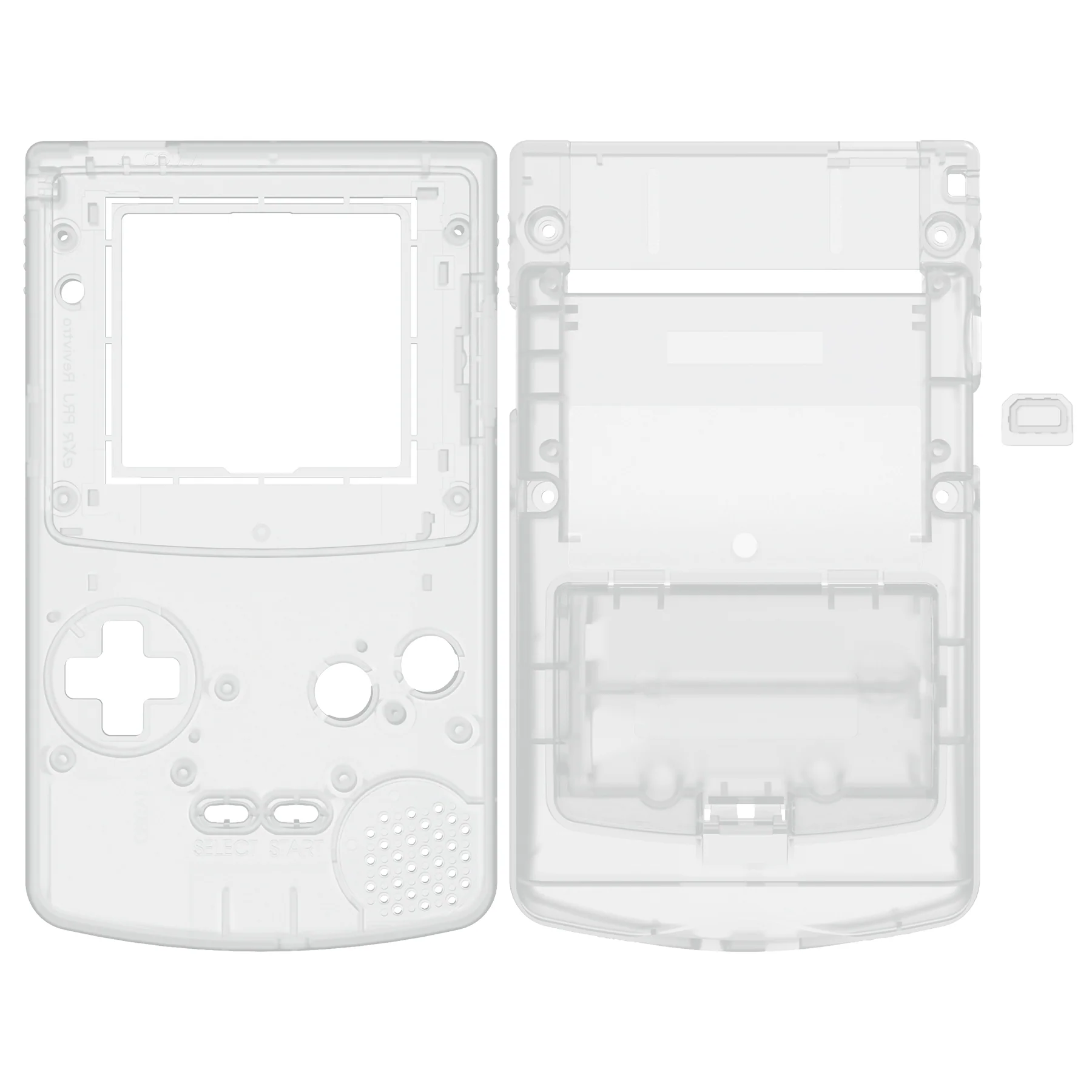 eXtremeRate IPS Ready Upgraded GBC Replacement Full Set Shells with Buttons & Black Screen Lens for Gameboy Color, Compatible with GBC OSD IPS & Regular IPS & Standard LCD - Glow in Dark - Green - Image 9