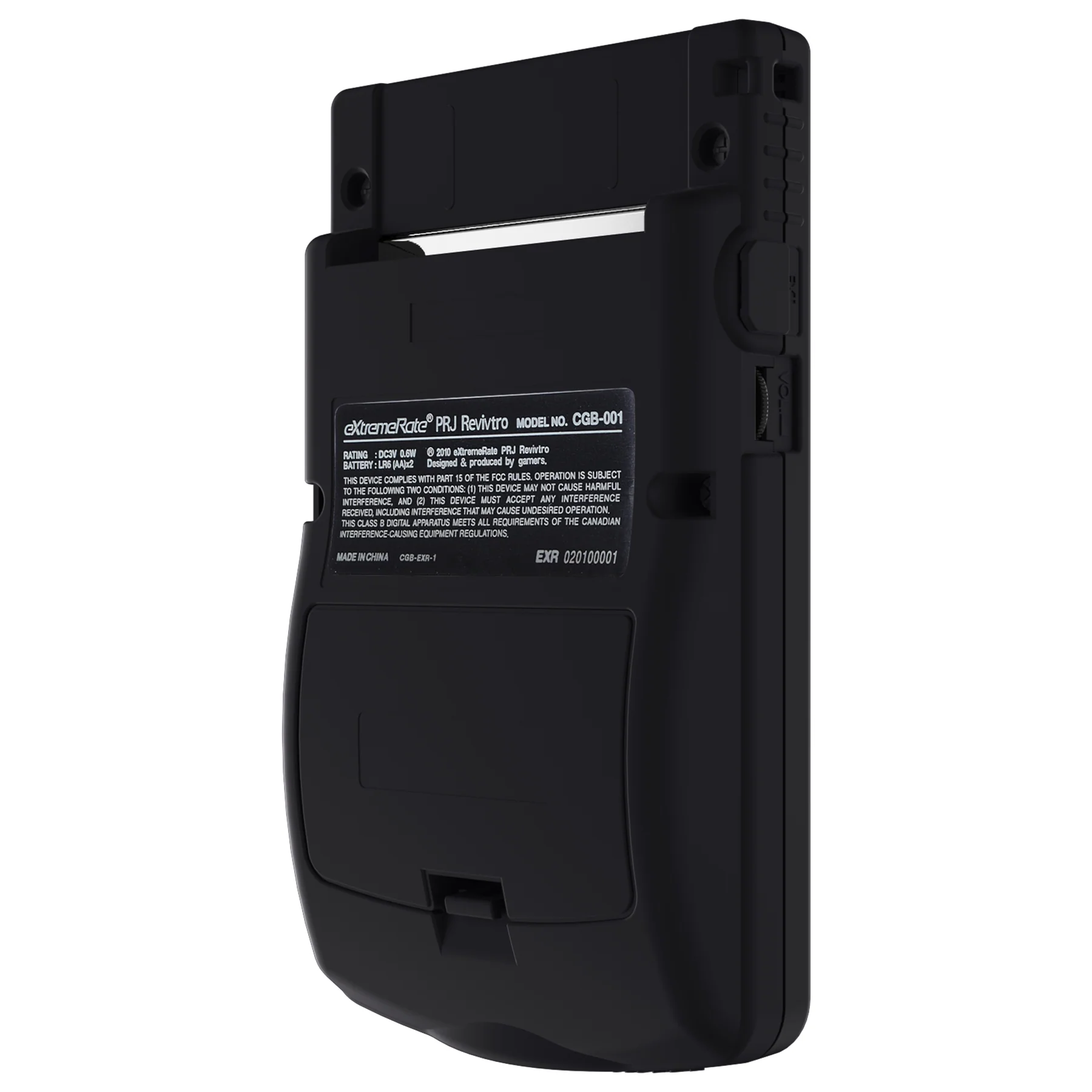 eXtremeRate IPS Ready Upgraded GBC Replacement Full Set Shells with Buttons for Gameboy Color, Compatible with GBC OSD IPS & Regular IPS & Standard LCD - Black - Image 7