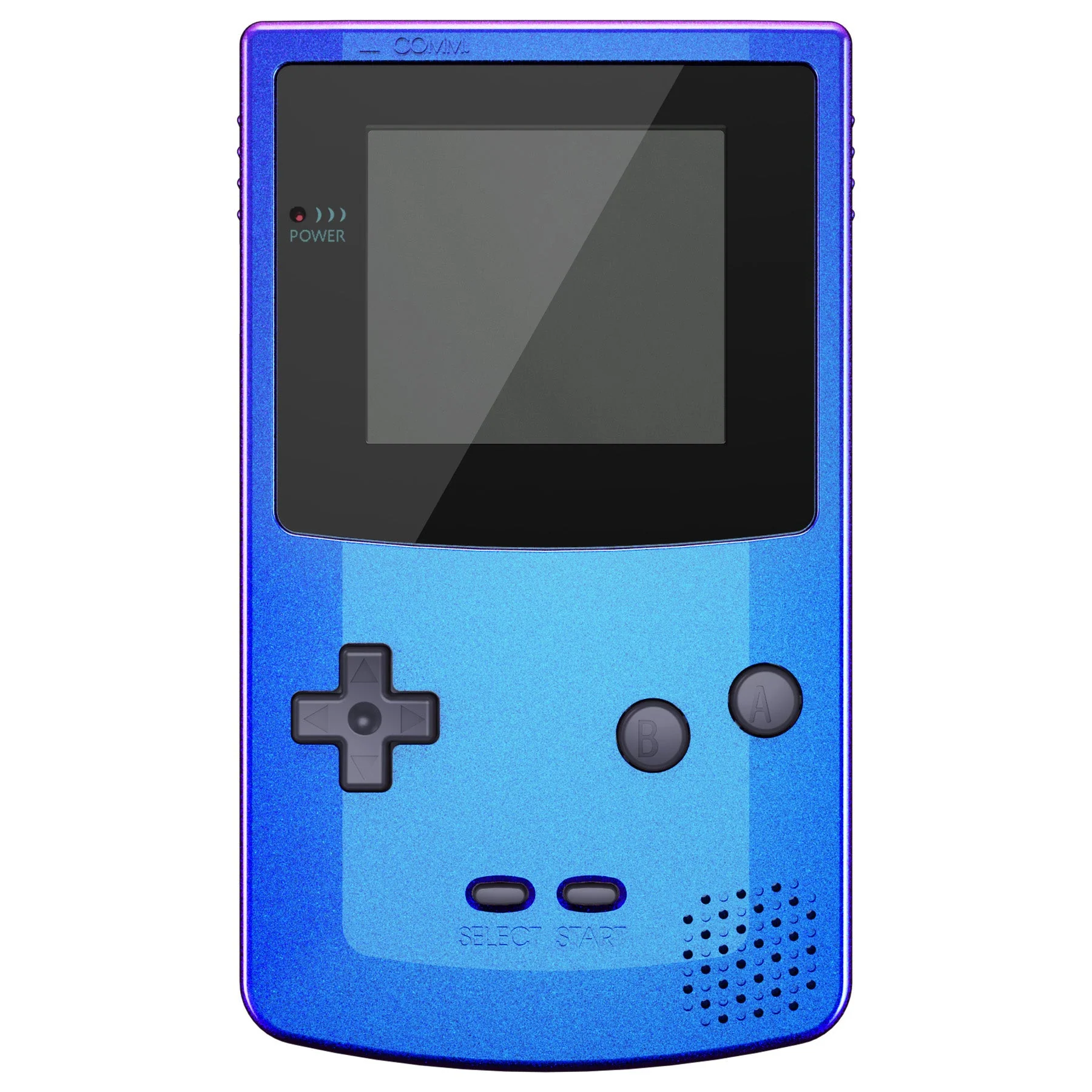 eXtremeRate IPS Ready Upgraded GBC Replacement Full Set Shells with Buttons for Gameboy Color, Compatible with GBC OSD IPS & Regular IPS & Standard LCD - Chameleon Purple Blue - Image 7