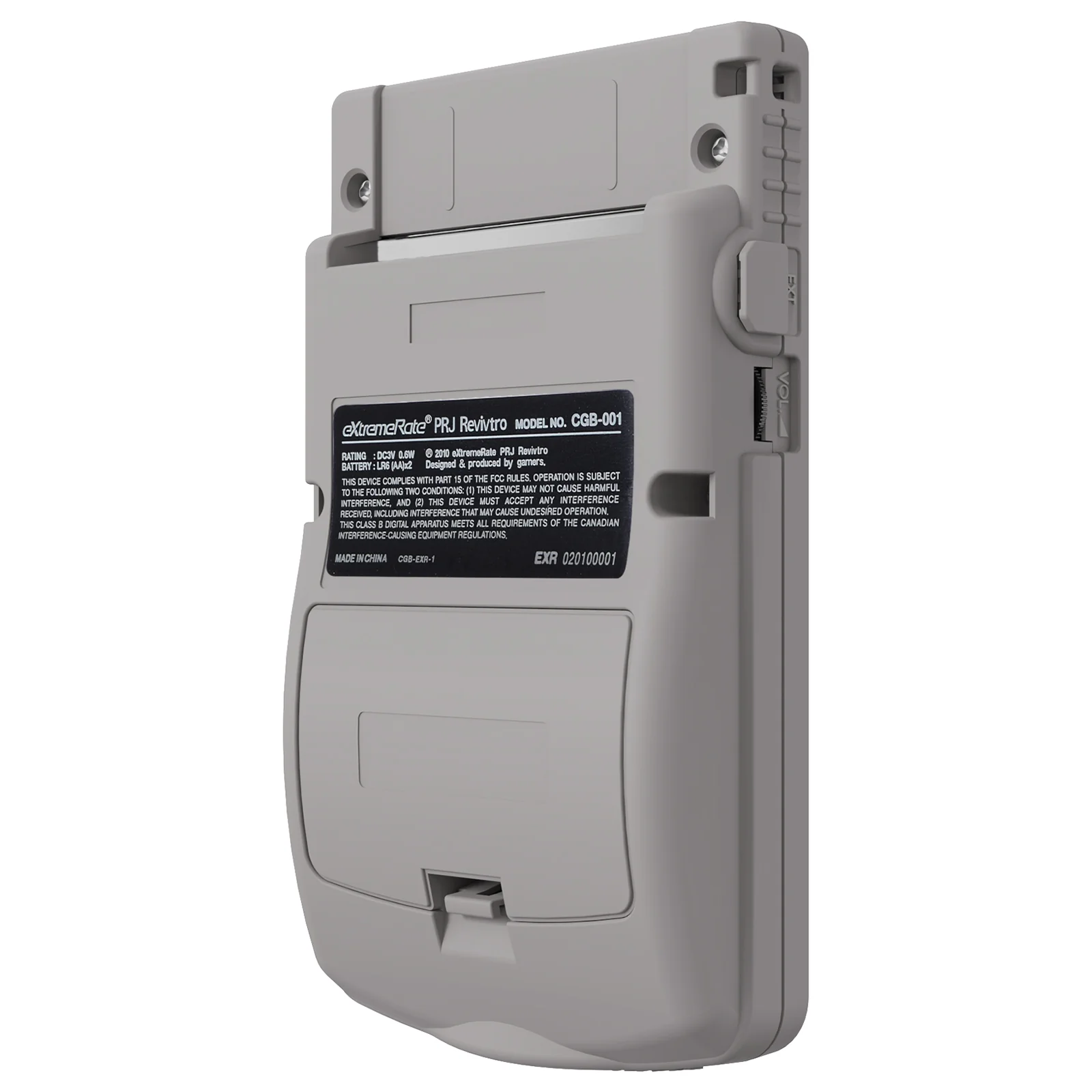 eXtremeRate IPS Ready Upgraded GBC Replacement Full Set Shells with Buttons for Gameboy Color, Compatible with GBC OSD IPS & Regular IPS & Standard LCD - Classic Gray - Image 7