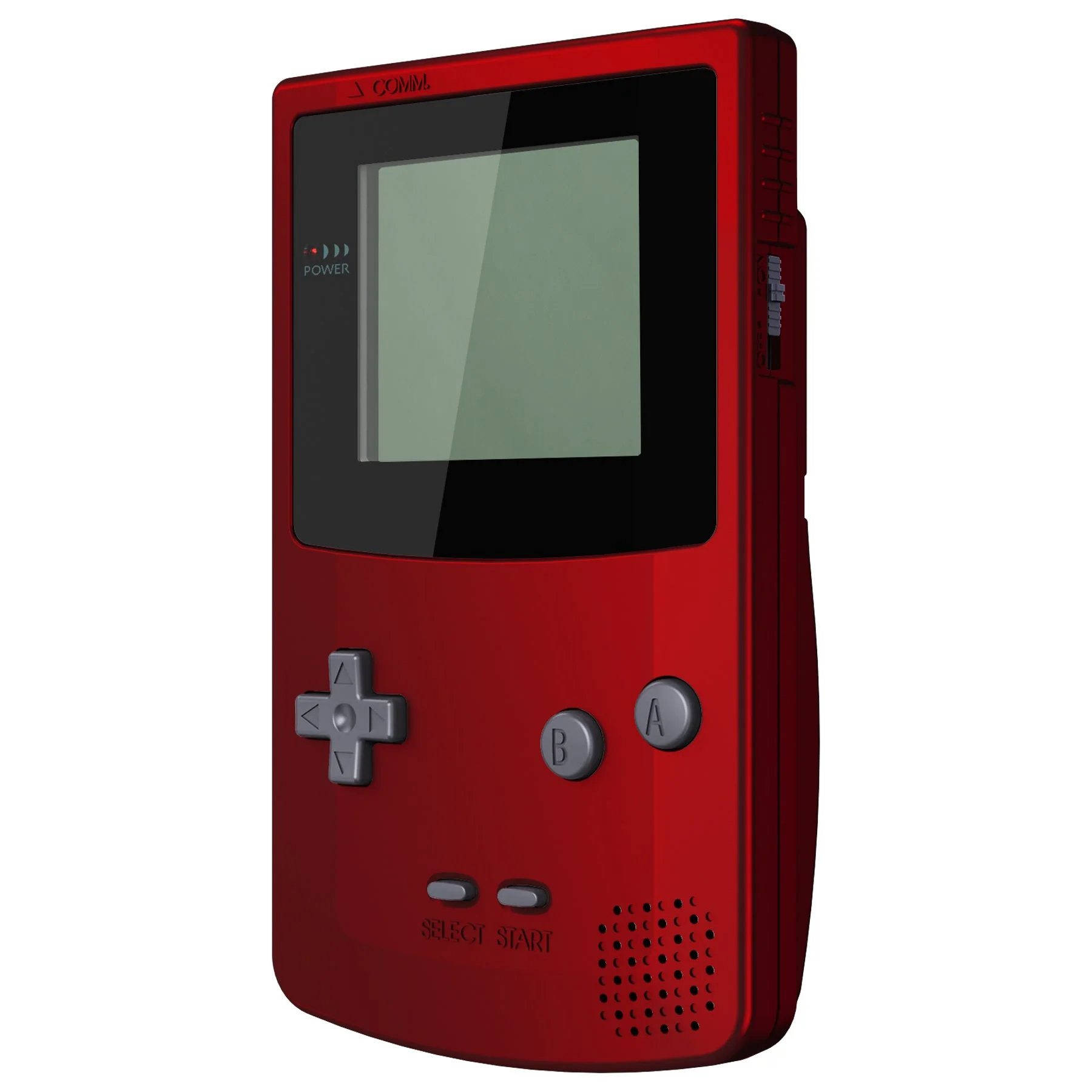 eXtremeRate IPS Ready Upgraded GBC Replacement Full Set Shells with Buttons for Gameboy Color, Compatible with GBC OSD IPS & Regular IPS & Standard LCD - Scarlet Red - Image 5