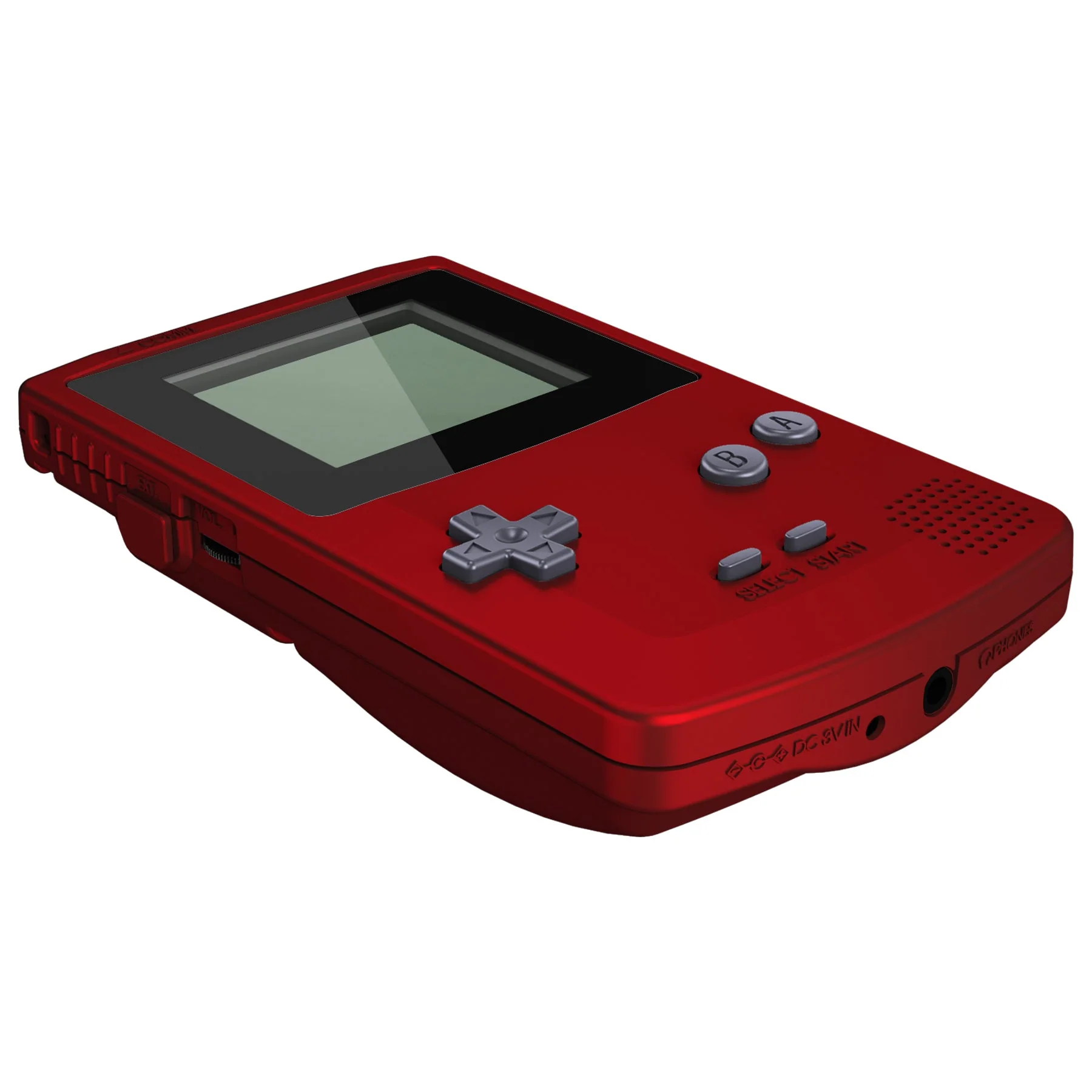 eXtremeRate IPS Ready Upgraded GBC Replacement Full Set Shells with Buttons for Gameboy Color, Compatible with GBC OSD IPS & Regular IPS & Standard LCD - Scarlet Red - Image 6