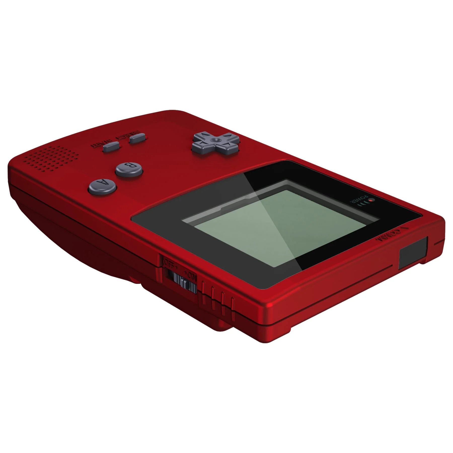 eXtremeRate IPS Ready Upgraded GBC Replacement Full Set Shells with Buttons for Gameboy Color, Compatible with GBC OSD IPS & Regular IPS & Standard LCD - Scarlet Red - Image 8