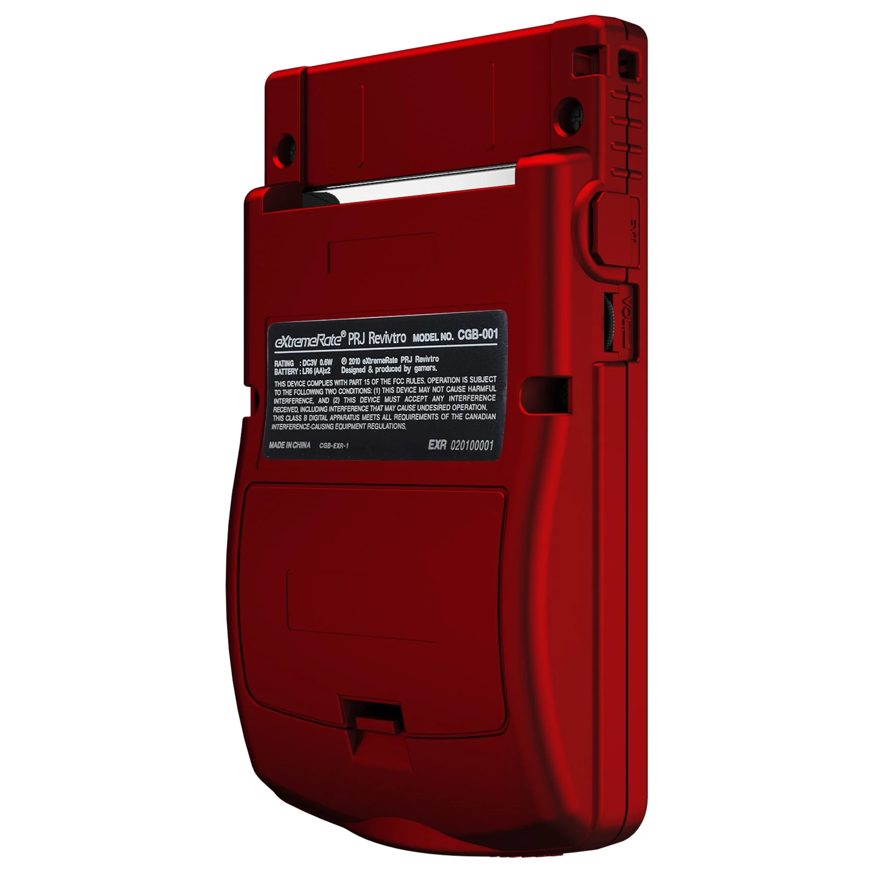 eXtremeRate IPS Ready Upgraded GBC Replacement Full Set Shells with Buttons for Gameboy Color, Compatible with GBC OSD IPS & Regular IPS & Standard LCD - Scarlet Red - Image 9
