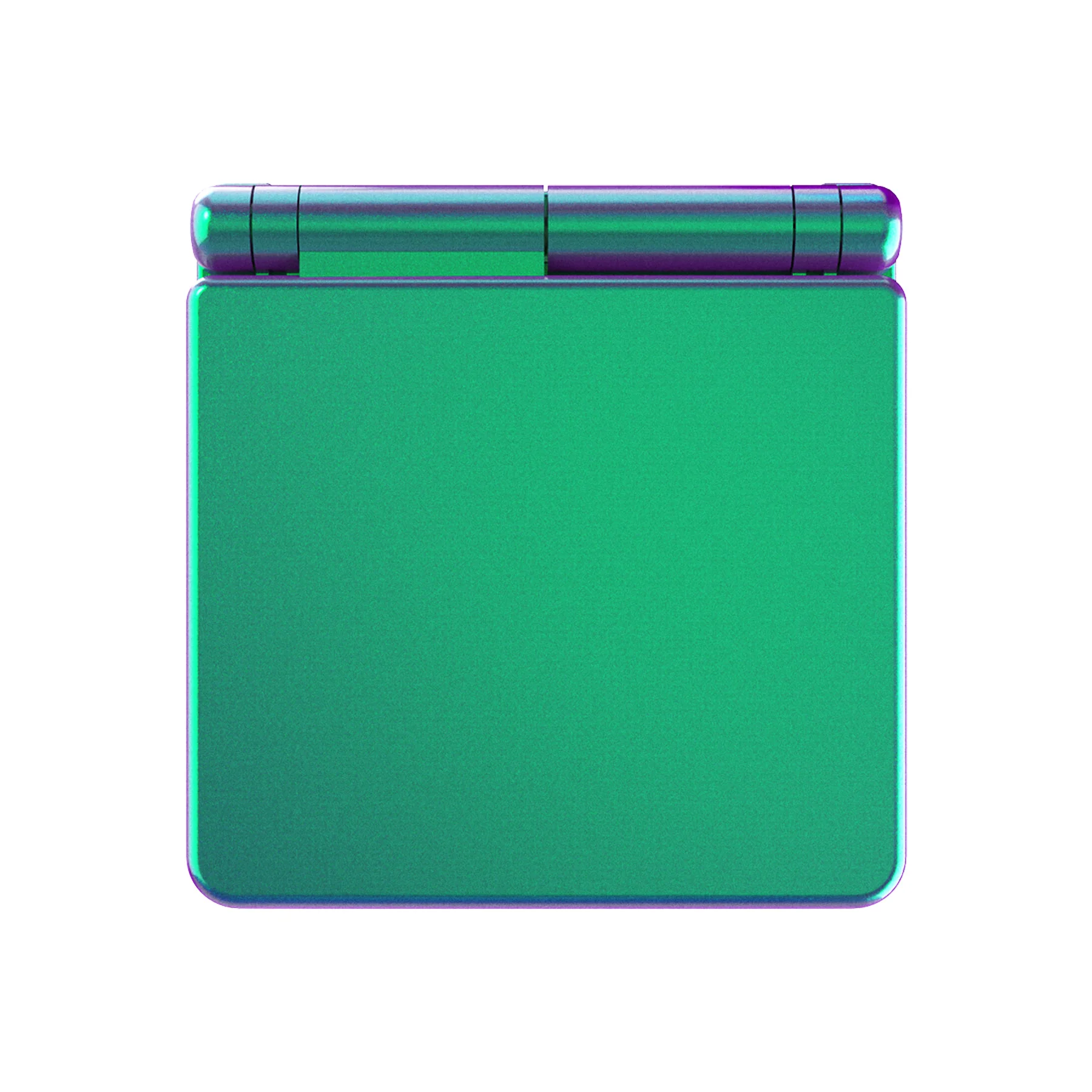 eXtremeRate IPS Ready Upgraded Replacement Full Set Shells with Buttons for Gameboy Advance SP GBA SP, Compatible with Both IPS & Standard LCD - Chameleon Green Purple - Image 6