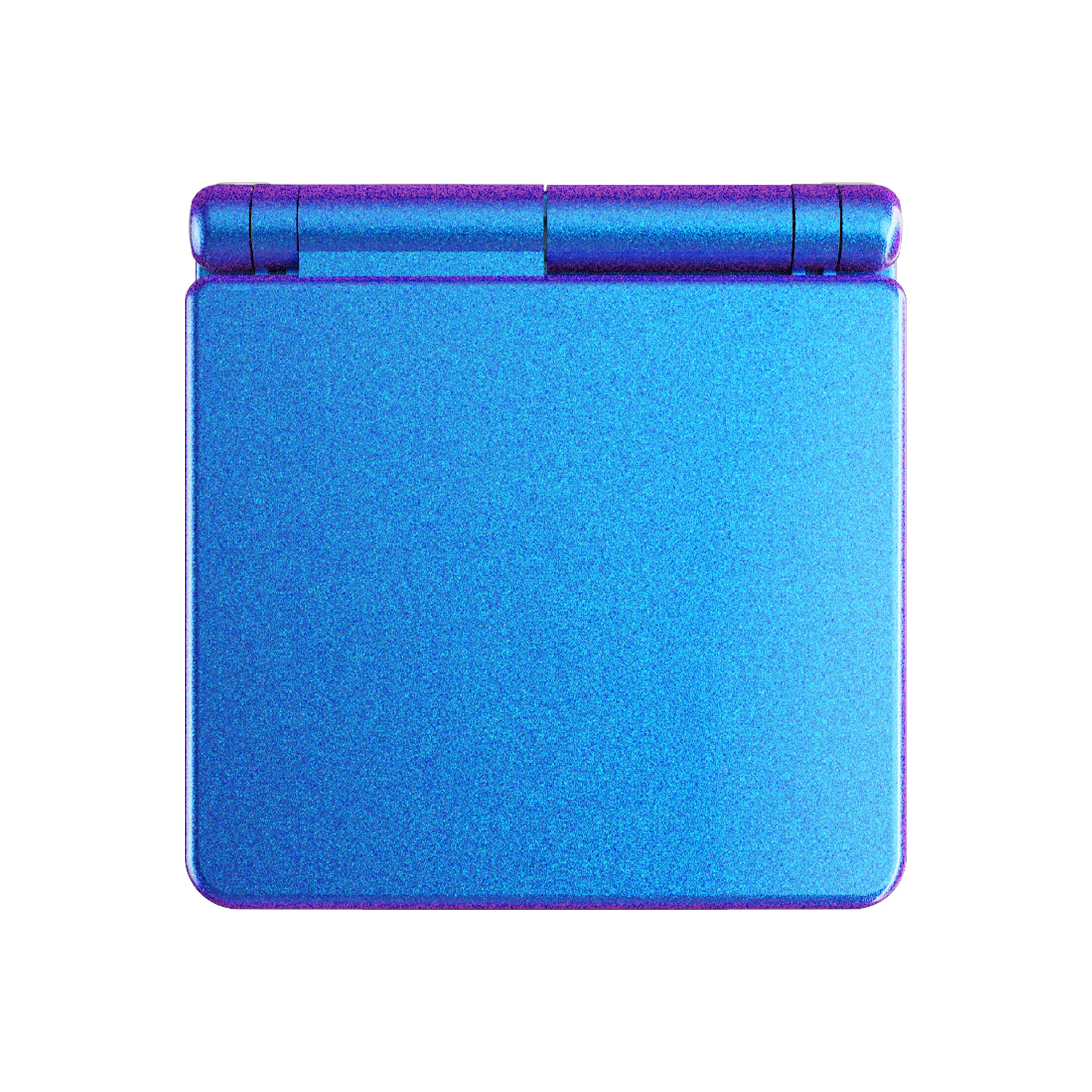 eXtremeRate IPS Ready Upgraded Replacement Full Set Shells with Buttons for Gameboy Advance SP GBA SP, Compatible with Both IPS & Standard LCD - Chameleon Purple Blue Glossy - Image 6