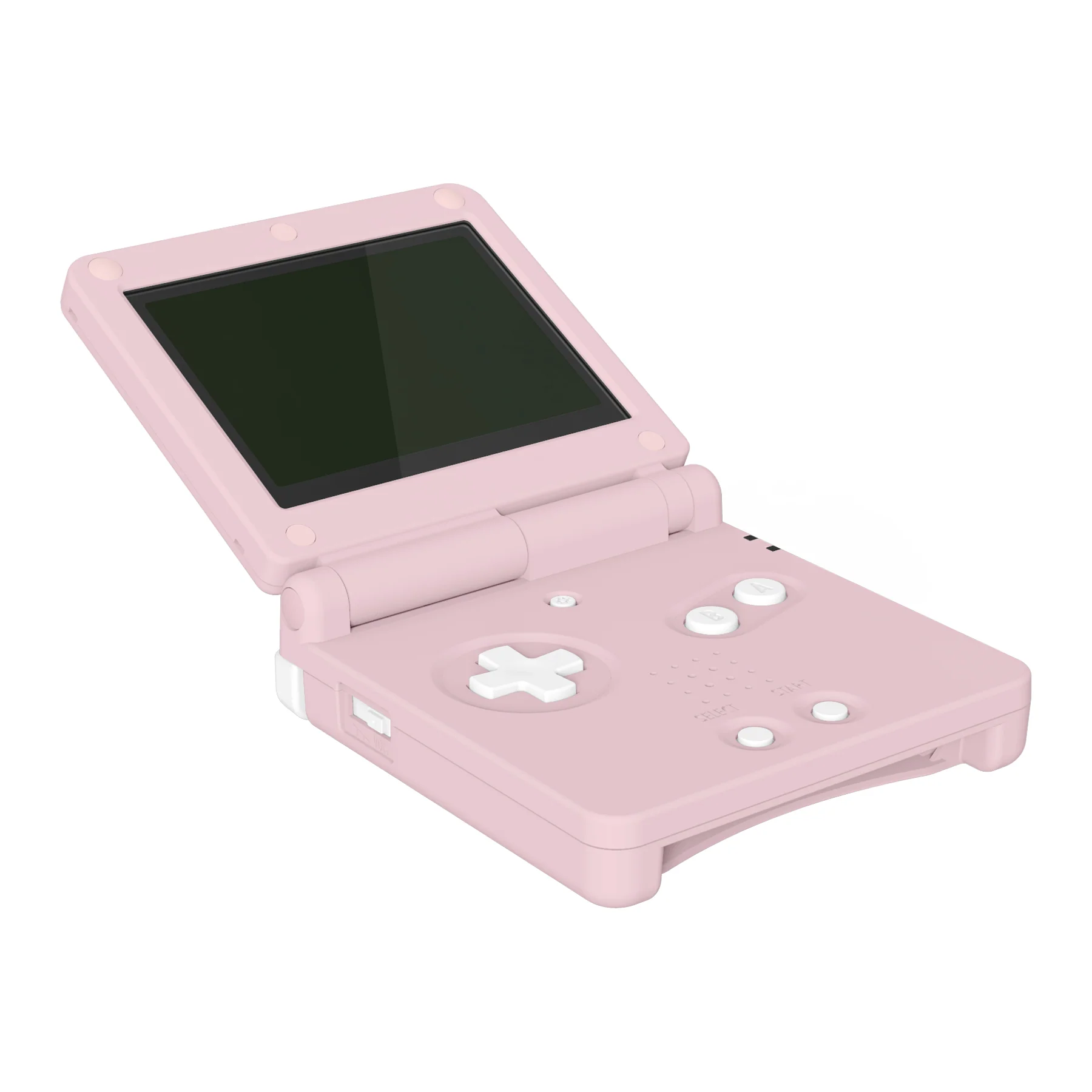 eXtremeRate IPS Ready Upgraded Replacement Full Set Shells with Buttons for Gameboy Advance SP GBA SP, Compatible with Both IPS & Standard LCD - Cherry Blossoms Pink - Image 4