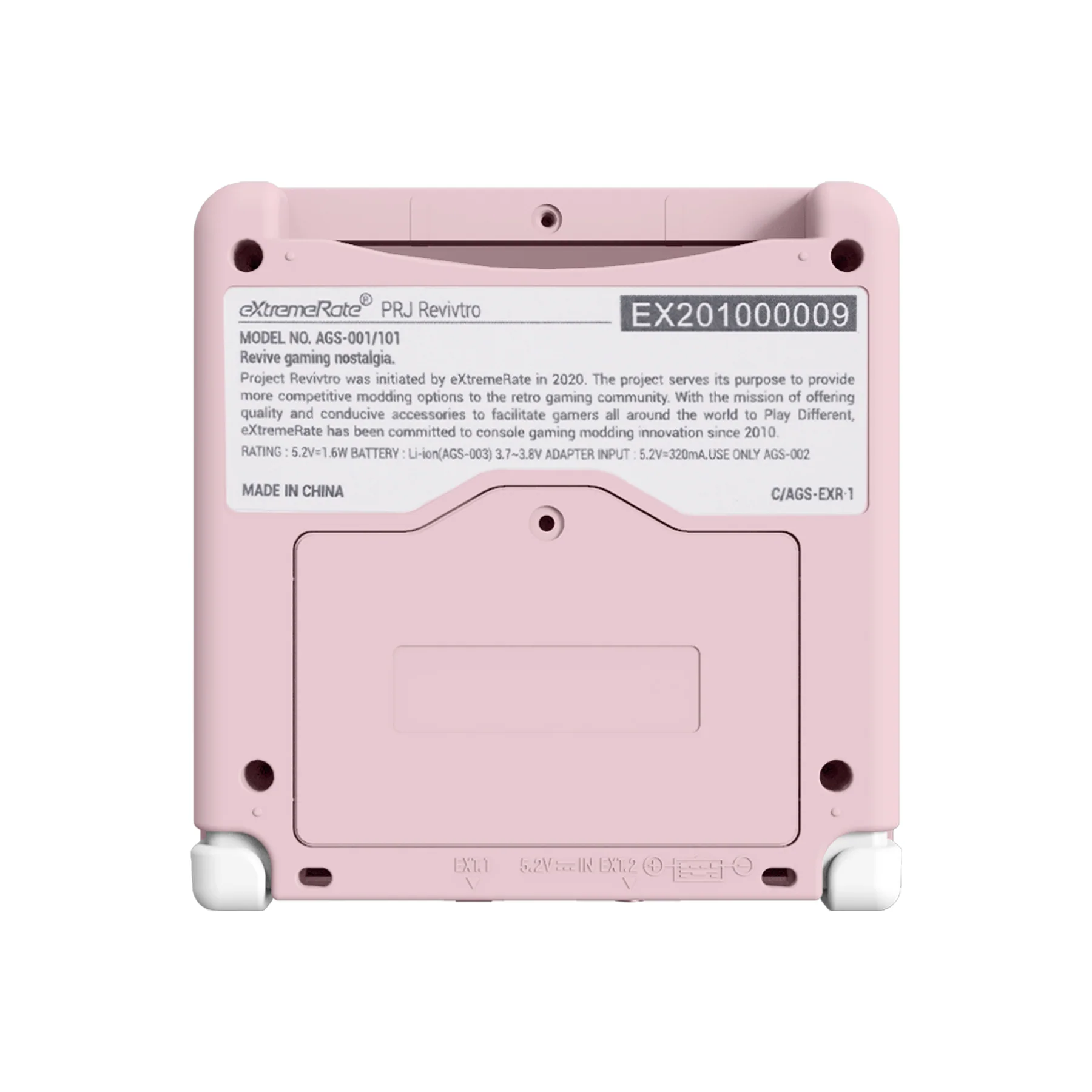 eXtremeRate IPS Ready Upgraded Replacement Full Set Shells with Buttons for Gameboy Advance SP GBA SP, Compatible with Both IPS & Standard LCD - Cherry Blossoms Pink - Image 7