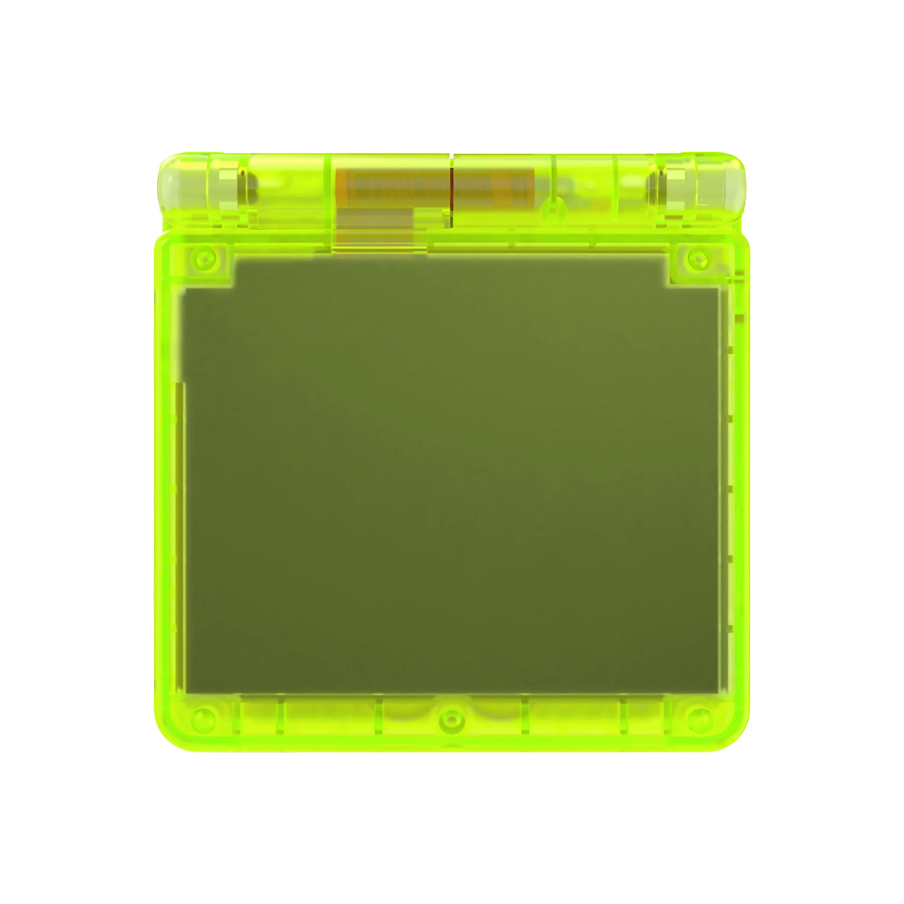 eXtremeRate IPS Ready Upgraded Replacement Full Set Shells with Buttons for Gameboy Advance SP GBA SP, Compatible with Both IPS & Standard LCD - Clear Lime Green - Image 6
