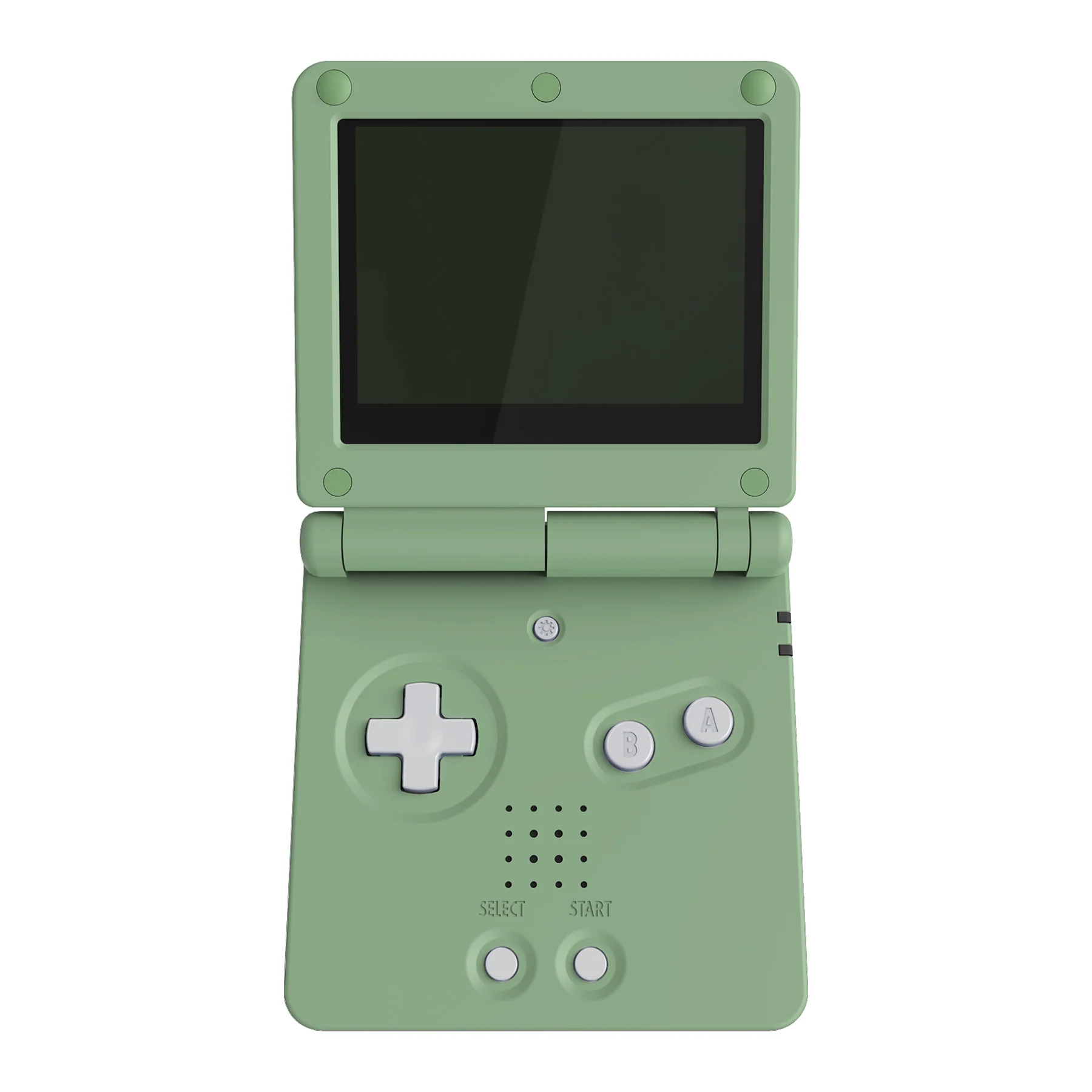 eXtremeRate IPS Ready Upgraded Replacement Full Set Shells with Buttons for Gameboy Advance SP GBA SP, Compatible with Both IPS & Standard LCD - Matcha Green - Image 3
