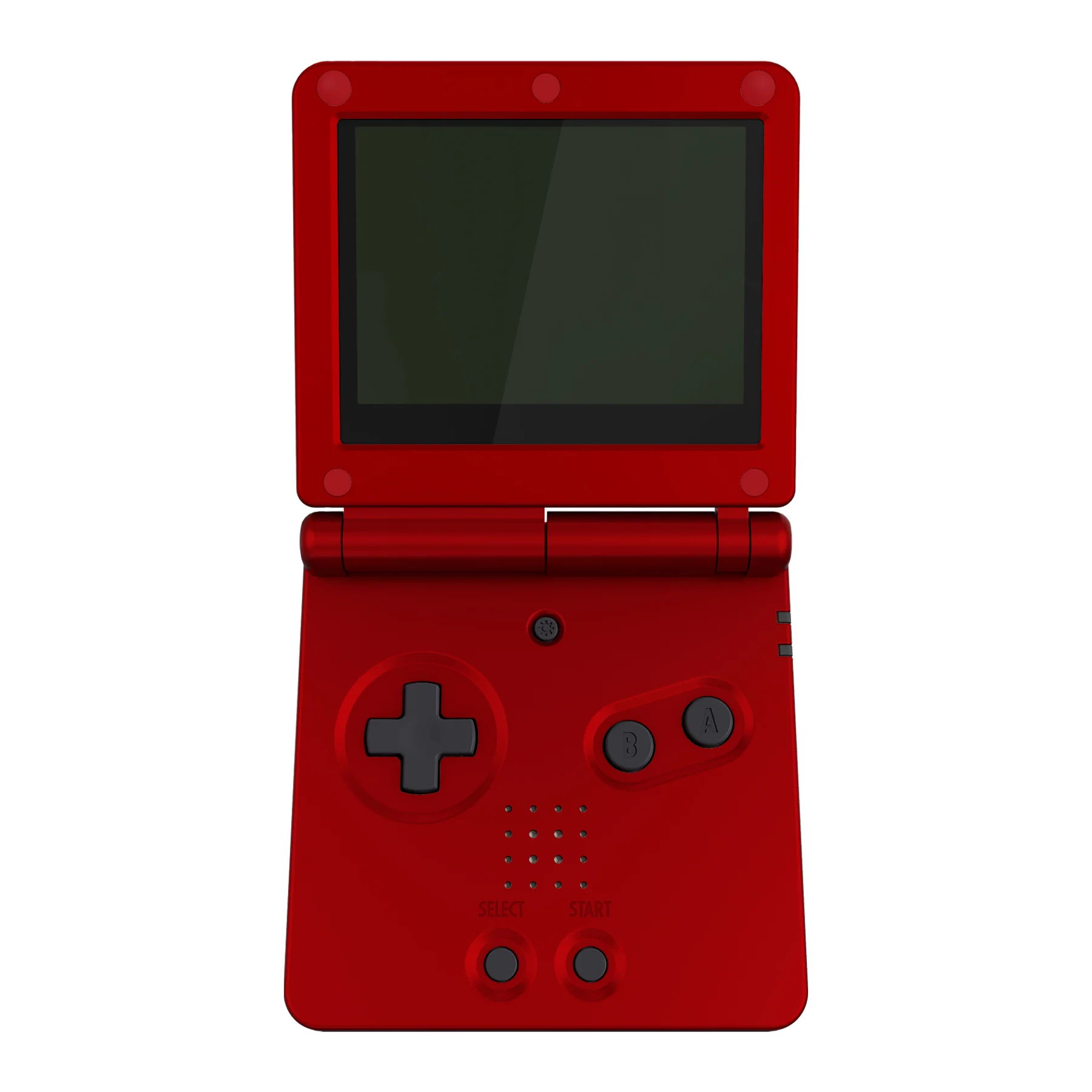 eXtremeRate IPS Ready Upgraded Replacement Full Set Shells with Buttons for Gameboy Advance SP GBA SP, Compatible with Both IPS & Standard LCD - Scarlet Red - Image 3