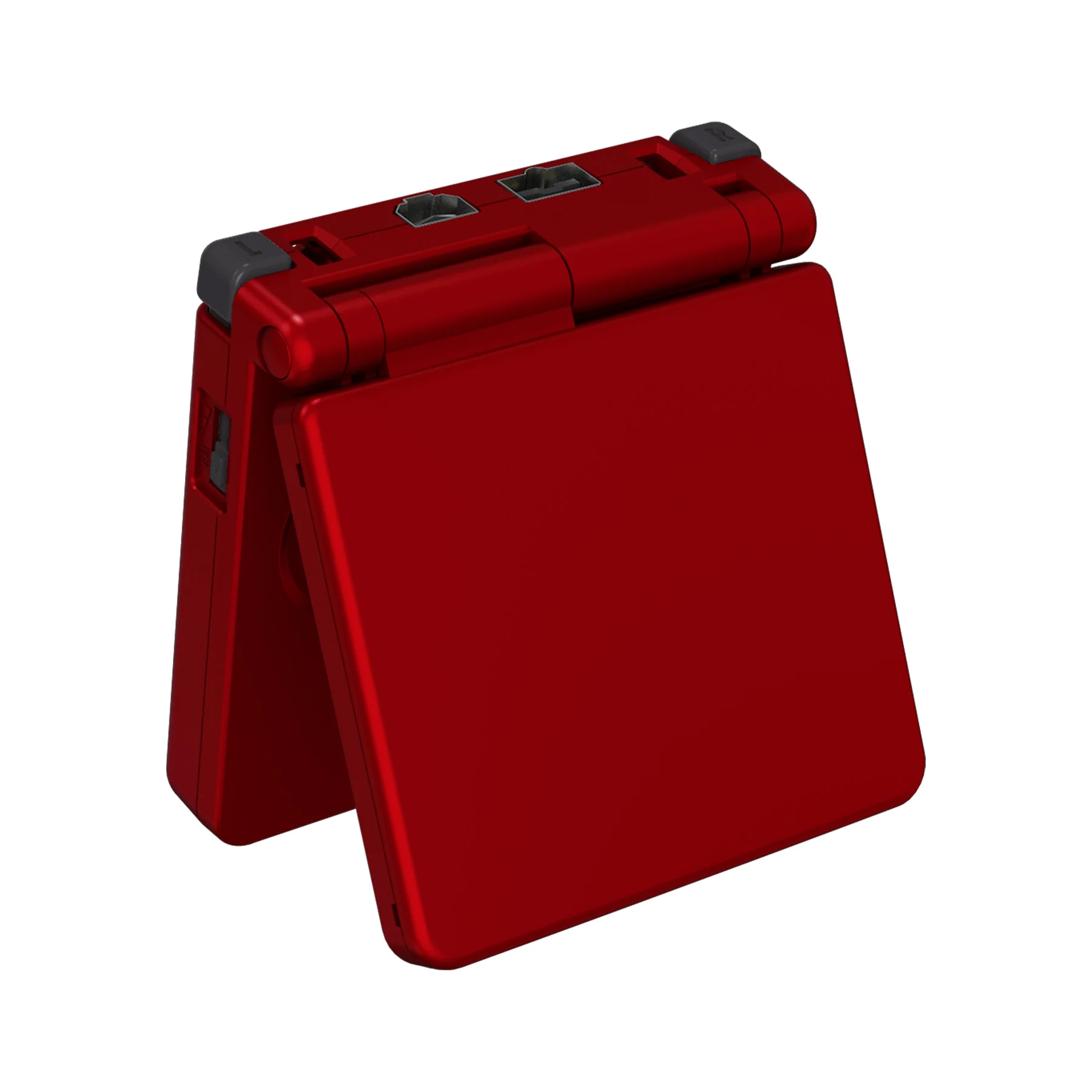 eXtremeRate IPS Ready Upgraded Replacement Full Set Shells with Buttons for Gameboy Advance SP GBA SP, Compatible with Both IPS & Standard LCD - Scarlet Red - Image 5