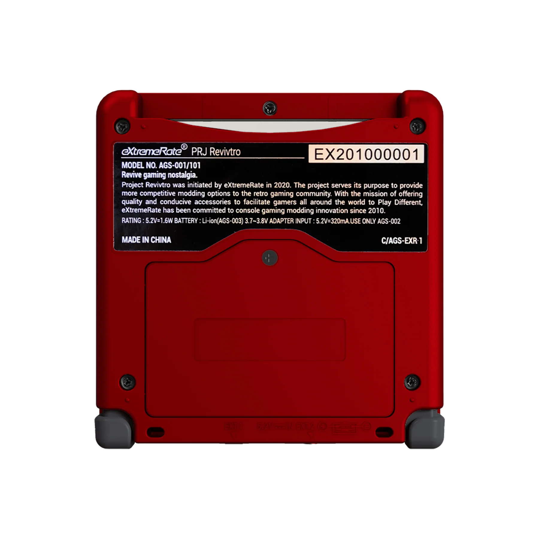 eXtremeRate IPS Ready Upgraded Replacement Full Set Shells with Buttons for Gameboy Advance SP GBA SP, Compatible with Both IPS & Standard LCD - Scarlet Red - Image 7