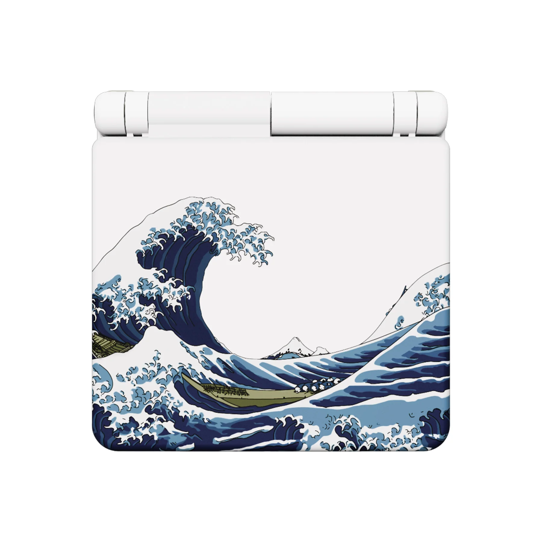 eXtremeRate IPS Ready Upgraded Replacement Full Set Shells with Buttons for Gameboy Advance SP GBA SP, Compatible with Both IPS & Standard LCD - The Great Wave - Image 6