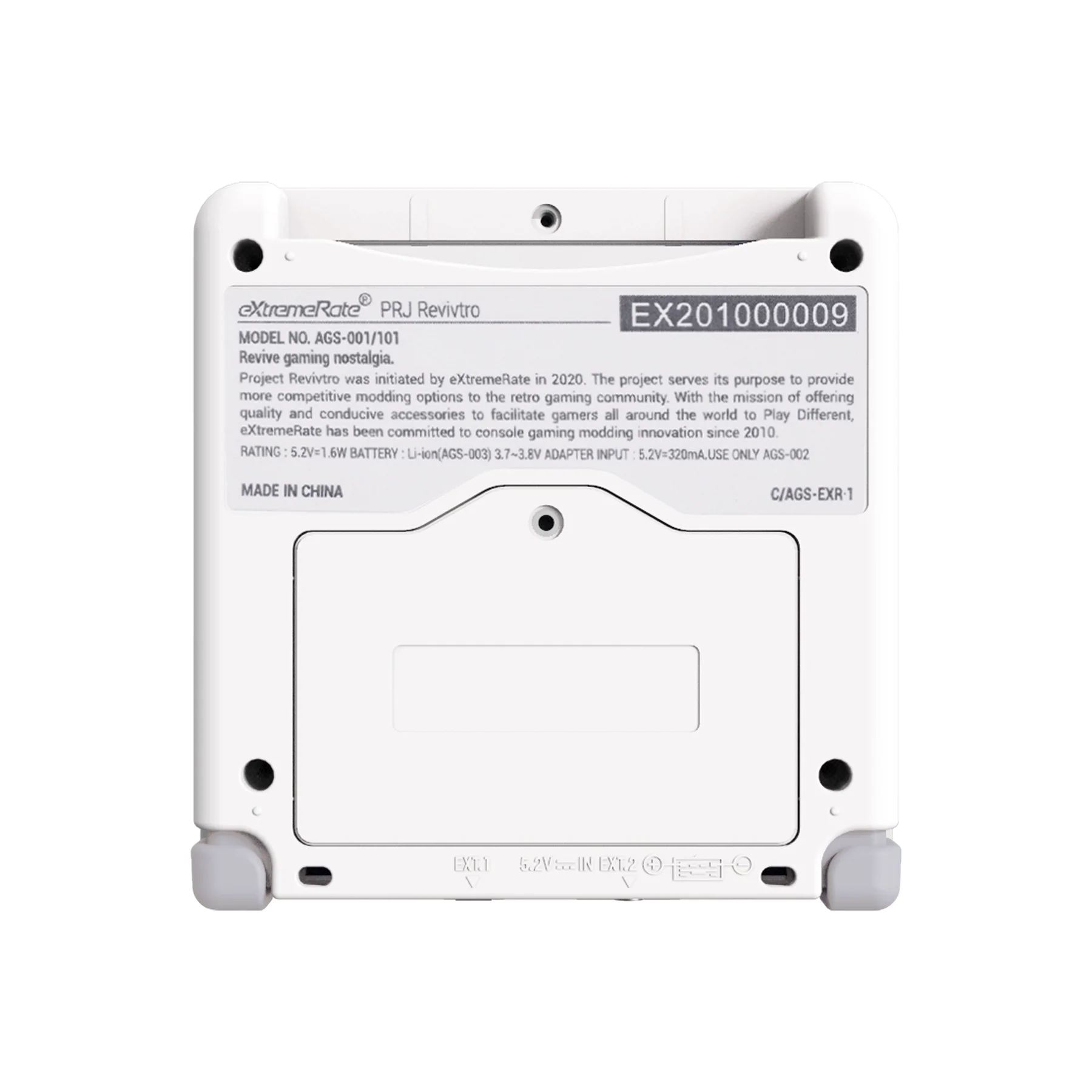 eXtremeRate IPS Ready Upgraded Replacement Full Set Shells with Buttons for Gameboy Advance SP GBA SP, Compatible with Both IPS & Standard LCD - White - Image 7