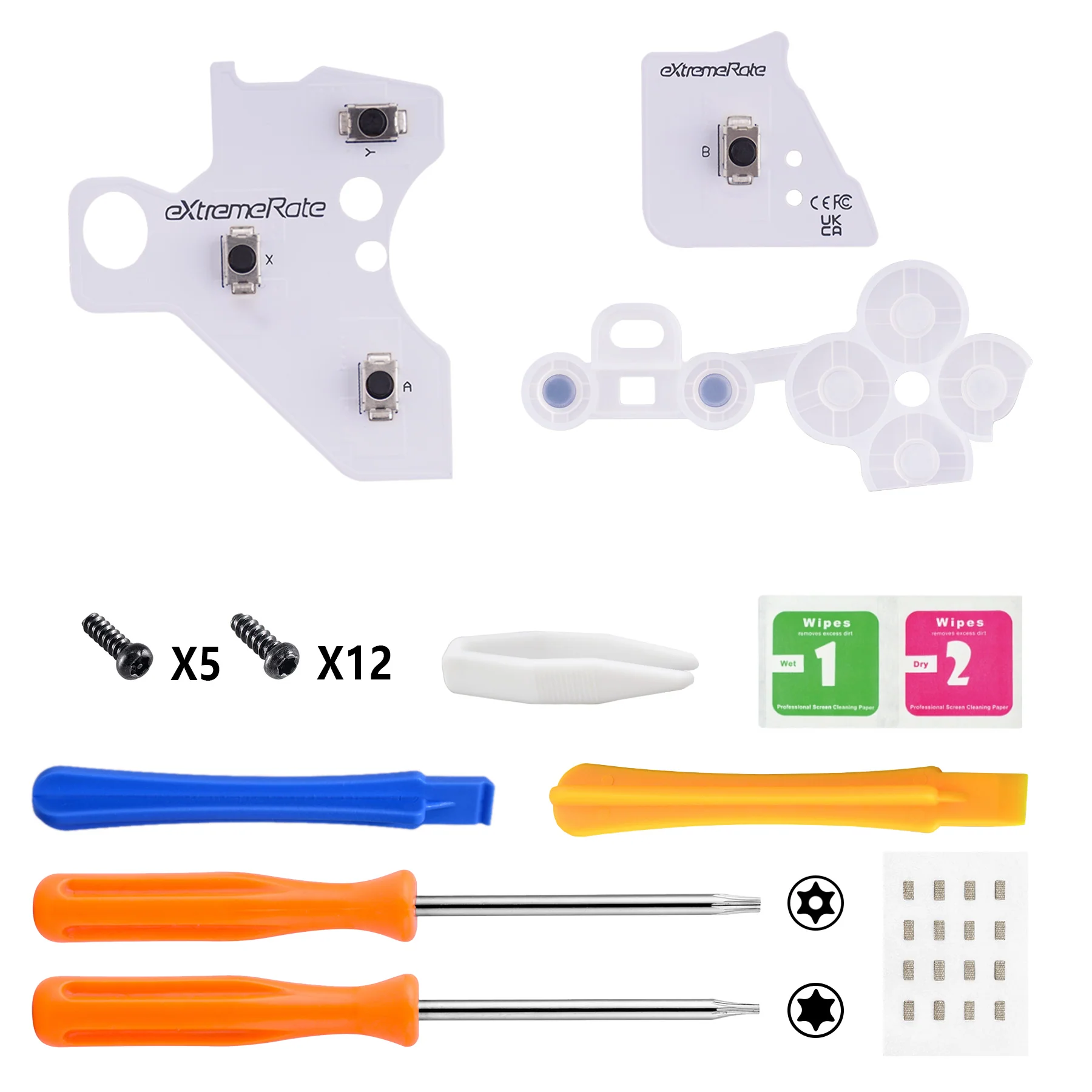 eXtremeRate Light Version - ABXY Clicky Kit for Xbox Elite Series 2 & Elite 2 Core Controller (Model 1797) - Image 3