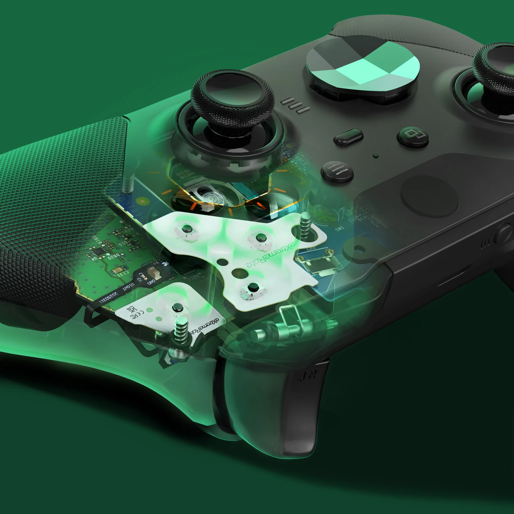 eXtremeRate Light Version Whole Clicky Kit for Xbox Elite Series 2 Controller Shoulder ABXY Buttons, Ergonomic Tactile Switches LT RT A B X Y Mouse Clicky for Xbox Elite 2 Core Controller (Model 1797) - Image 8