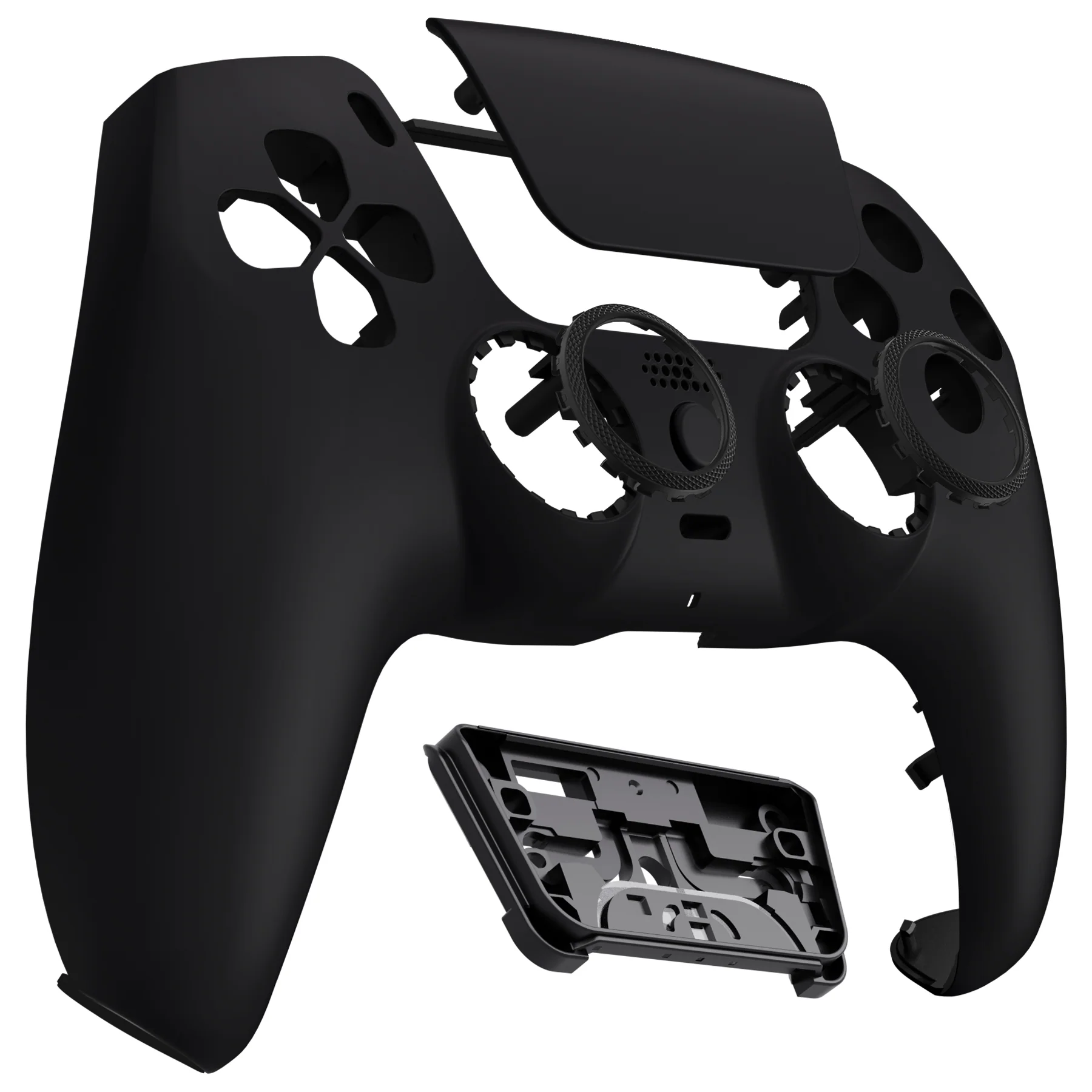 eXtremeRate LUNA Redesigned Replacement Front Shell with Touchpad Compatible with PS5 Controller BDM-010/020/030/040/050/060 - Black - Image 10