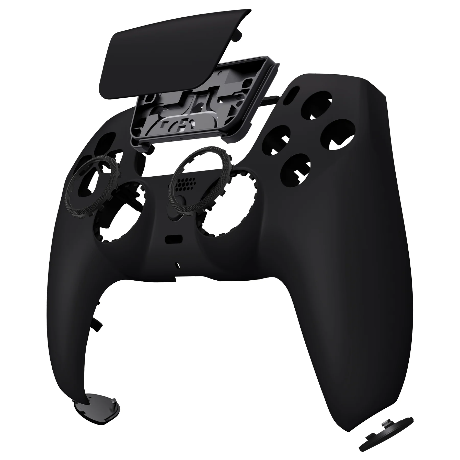 eXtremeRate LUNA Redesigned Replacement Front Shell with Touchpad Compatible with PS5 Controller BDM-010/020/030/040/050/060 - Black - Image 11