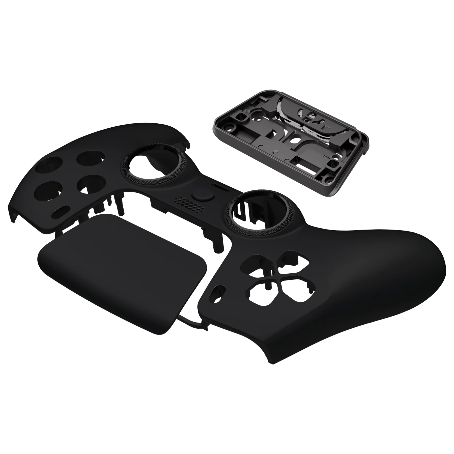 eXtremeRate LUNA Redesigned Replacement Front Shell with Touchpad Compatible with PS5 Controller BDM-010/020/030/040/050/060 - Black - Image 12