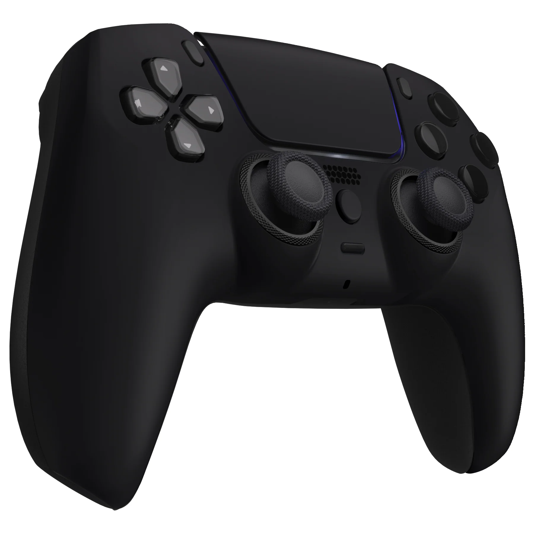 eXtremeRate LUNA Redesigned Replacement Front Shell with Touchpad Compatible with PS5 Controller BDM-010/020/030/040/050/060 - Black - Image 6