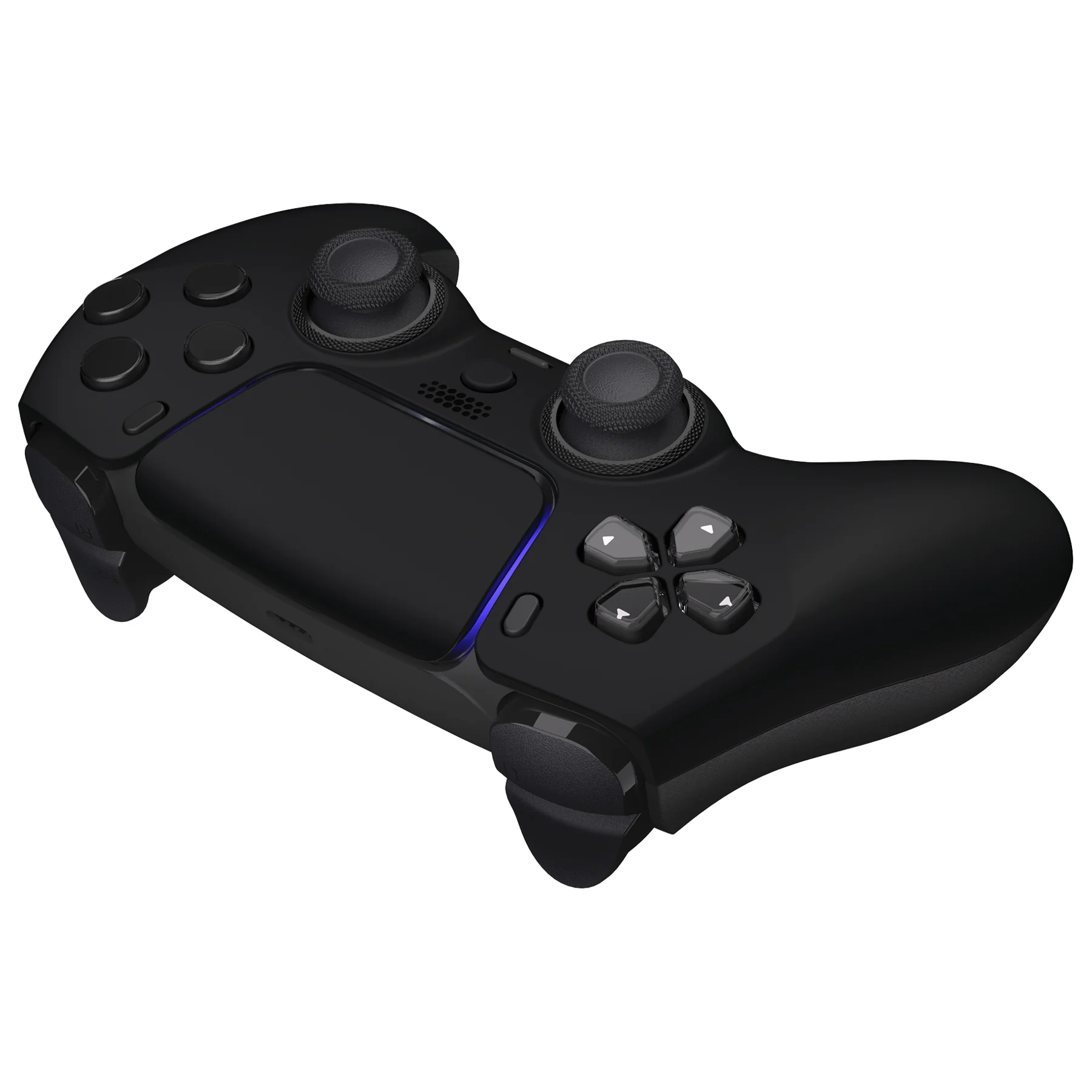 eXtremeRate LUNA Redesigned Replacement Front Shell with Touchpad Compatible with PS5 Controller BDM-010/020/030/040/050/060 - Black - Image 7