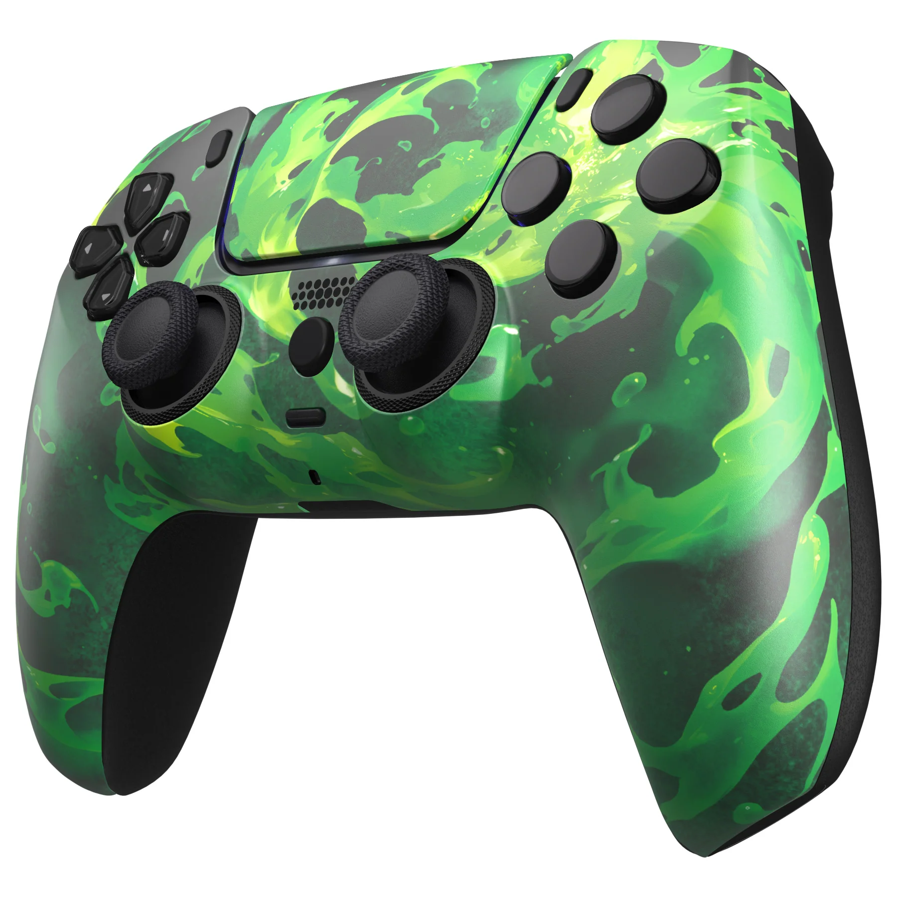 eXtremeRate LUNA Redesigned Replacement Front Shell with Touchpad Compatible with PS5 Controller BDM-010/020/030/040/050/060 - Corrosion Magic - Image 5