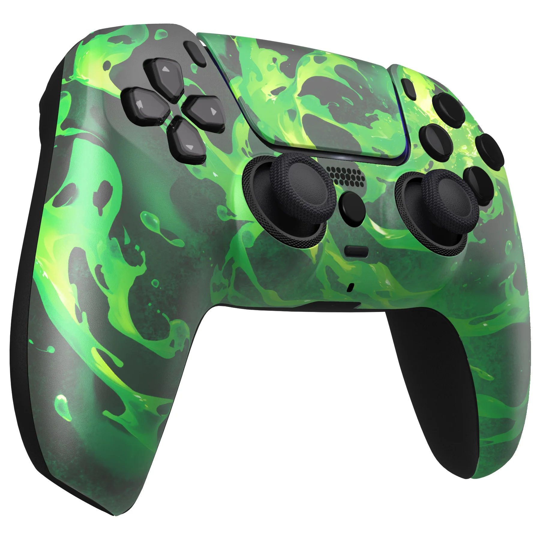 eXtremeRate LUNA Redesigned Replacement Front Shell with Touchpad Compatible with PS5 Controller BDM-010/020/030/040/050/060 - Corrosion Magic - Image 6