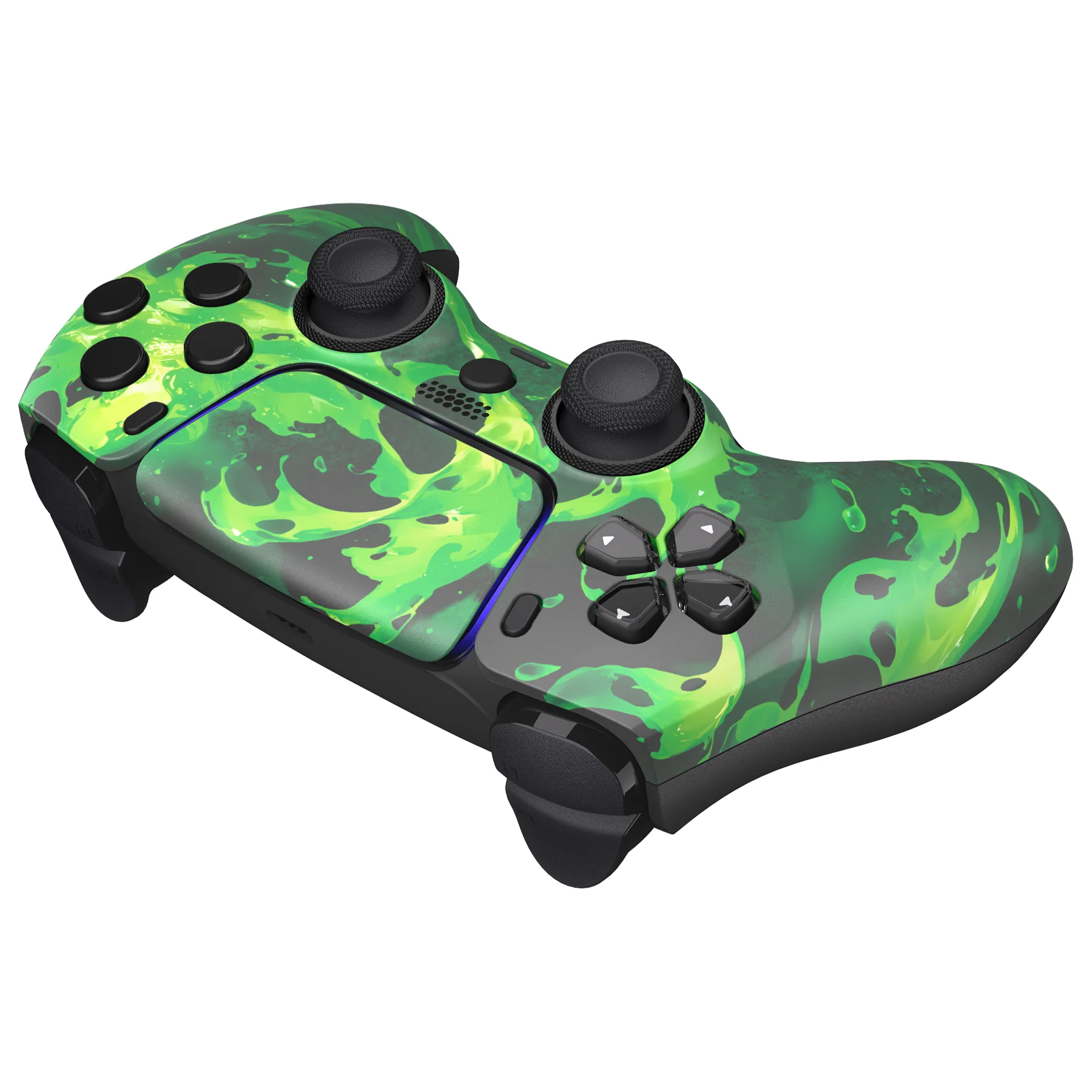 eXtremeRate LUNA Redesigned Replacement Front Shell with Touchpad Compatible with PS5 Controller BDM-010/020/030/040/050/060 - Corrosion Magic - Image 7