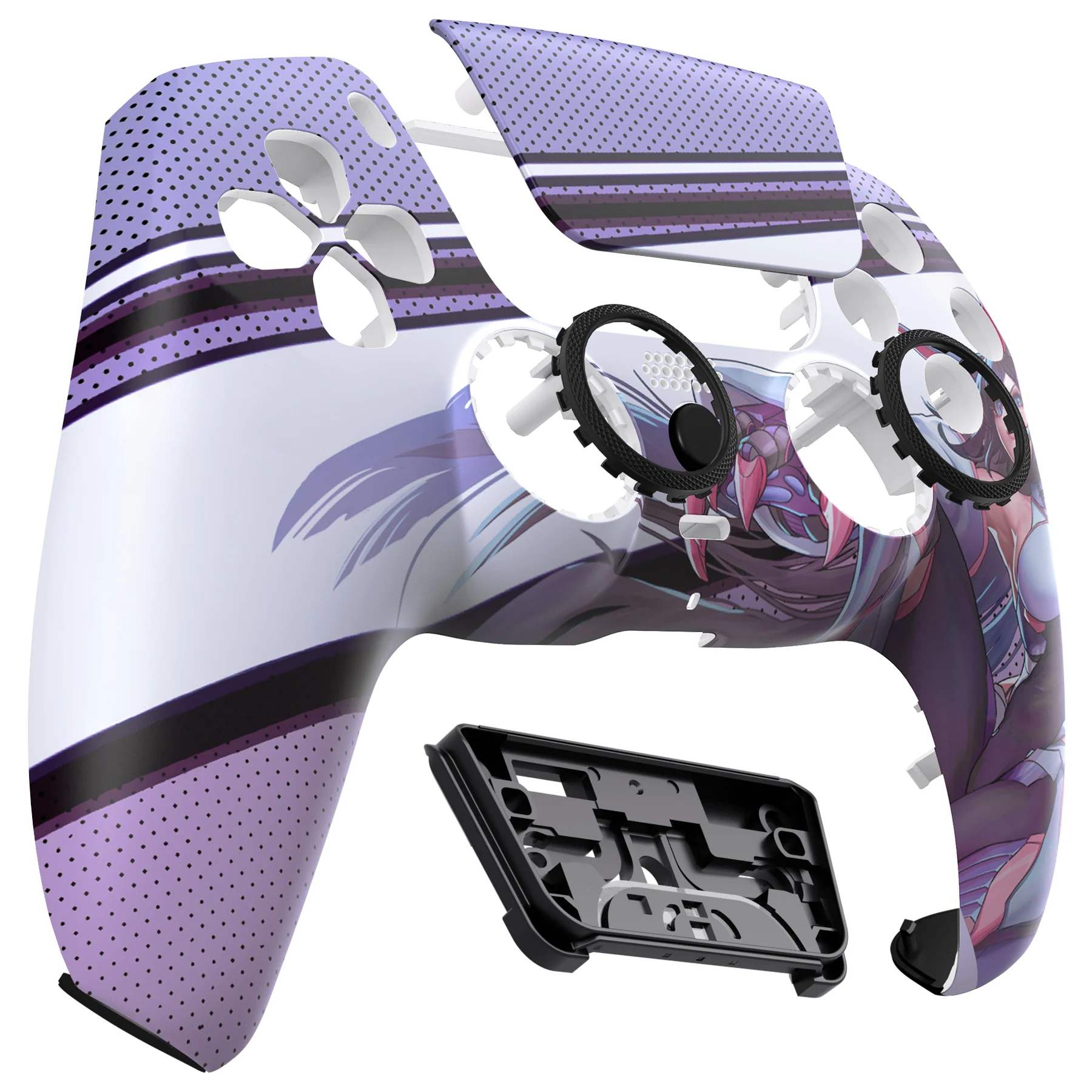 eXtremeRate LUNA Redesigned Replacement Front Shell with Touchpad Compatible with PS5 Controller BDM-010/020/030/040/050/060 - Neko Mecha - Image 10