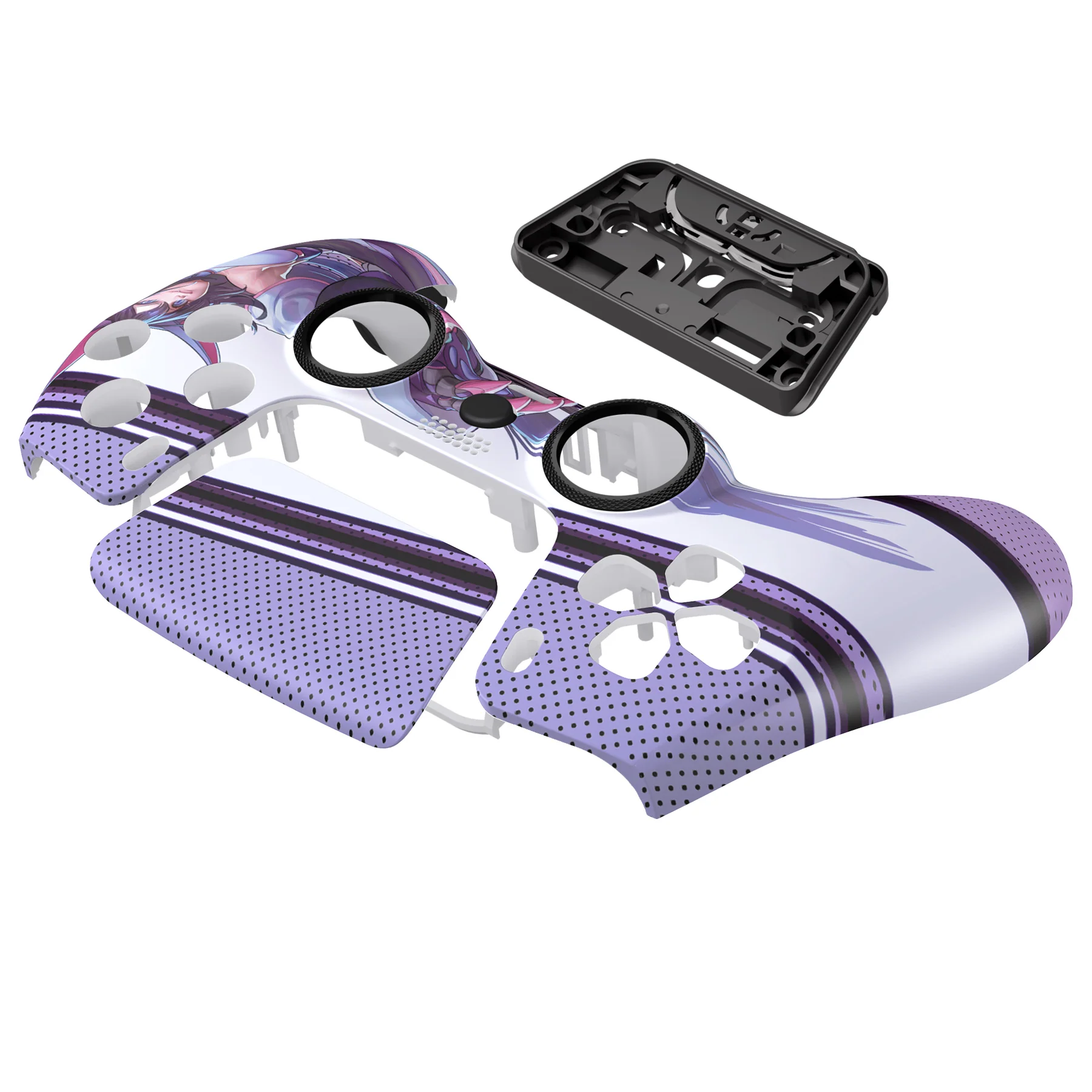 eXtremeRate LUNA Redesigned Replacement Front Shell with Touchpad Compatible with PS5 Controller BDM-010/020/030/040/050/060 - Neko Mecha - Image 12