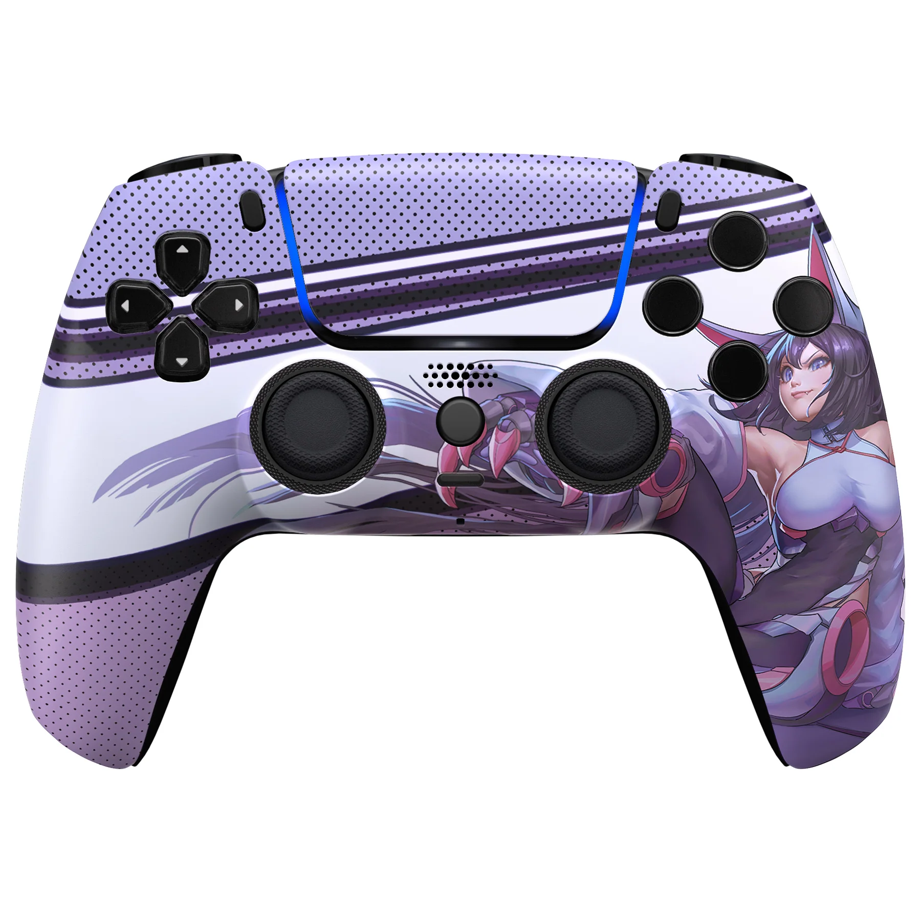 eXtremeRate LUNA Redesigned Replacement Front Shell with Touchpad Compatible with PS5 Controller BDM-010/020/030/040/050/060 - Neko Mecha - Image 2