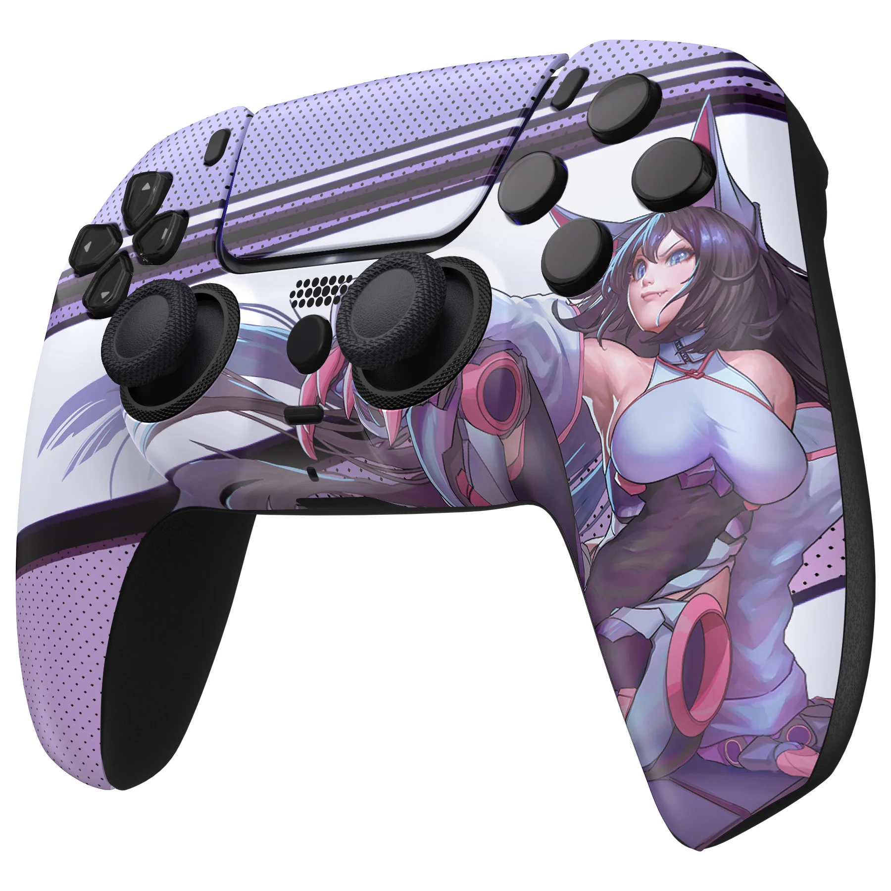 eXtremeRate LUNA Redesigned Replacement Front Shell with Touchpad Compatible with PS5 Controller BDM-010/020/030/040/050/060 - Neko Mecha - Image 5