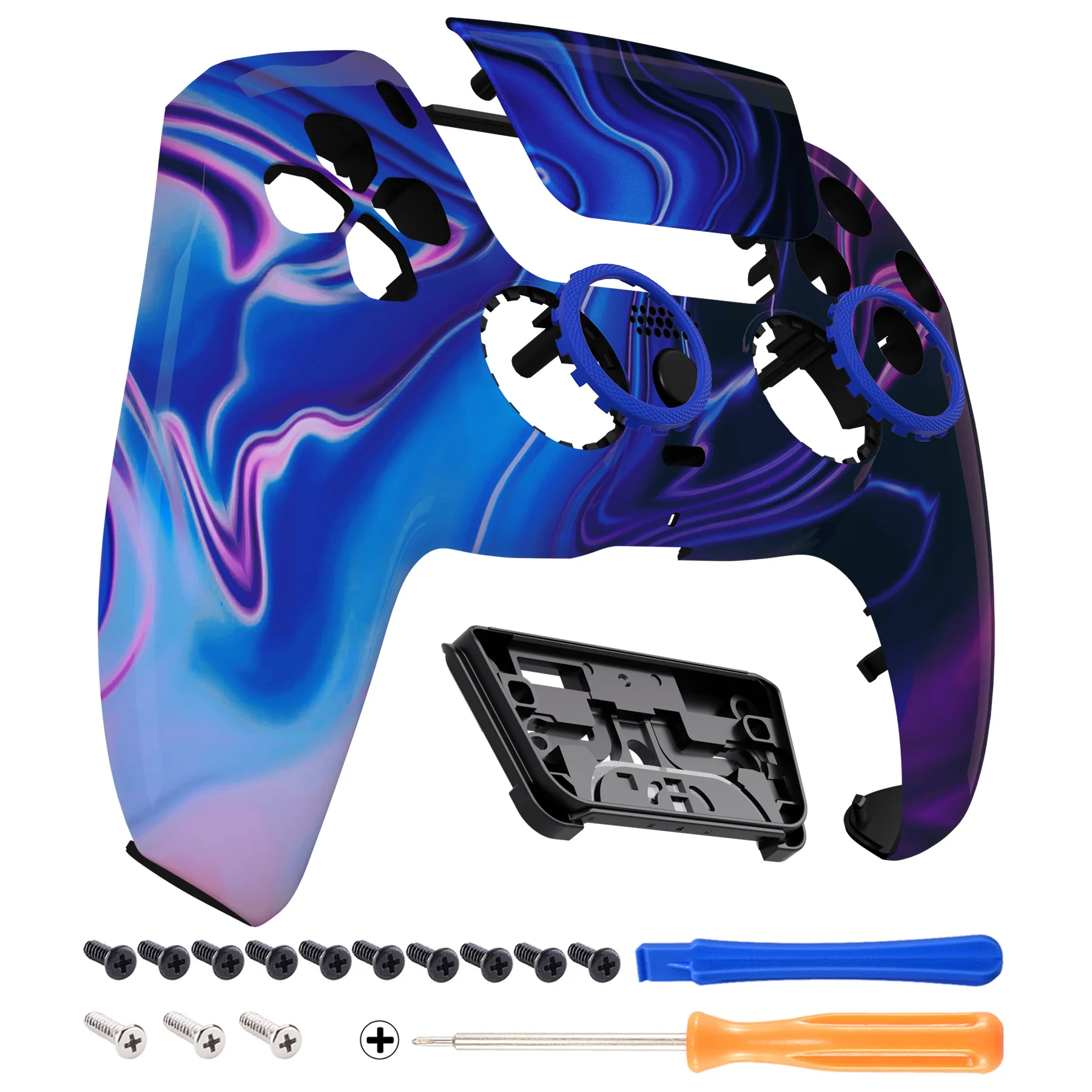 eXtremeRate LUNA Redesigned Replacement Front Shell with Touchpad Compatible with PS5 Controller BDM-010/020/030/040/050 - Origin of Chaos - Image 8