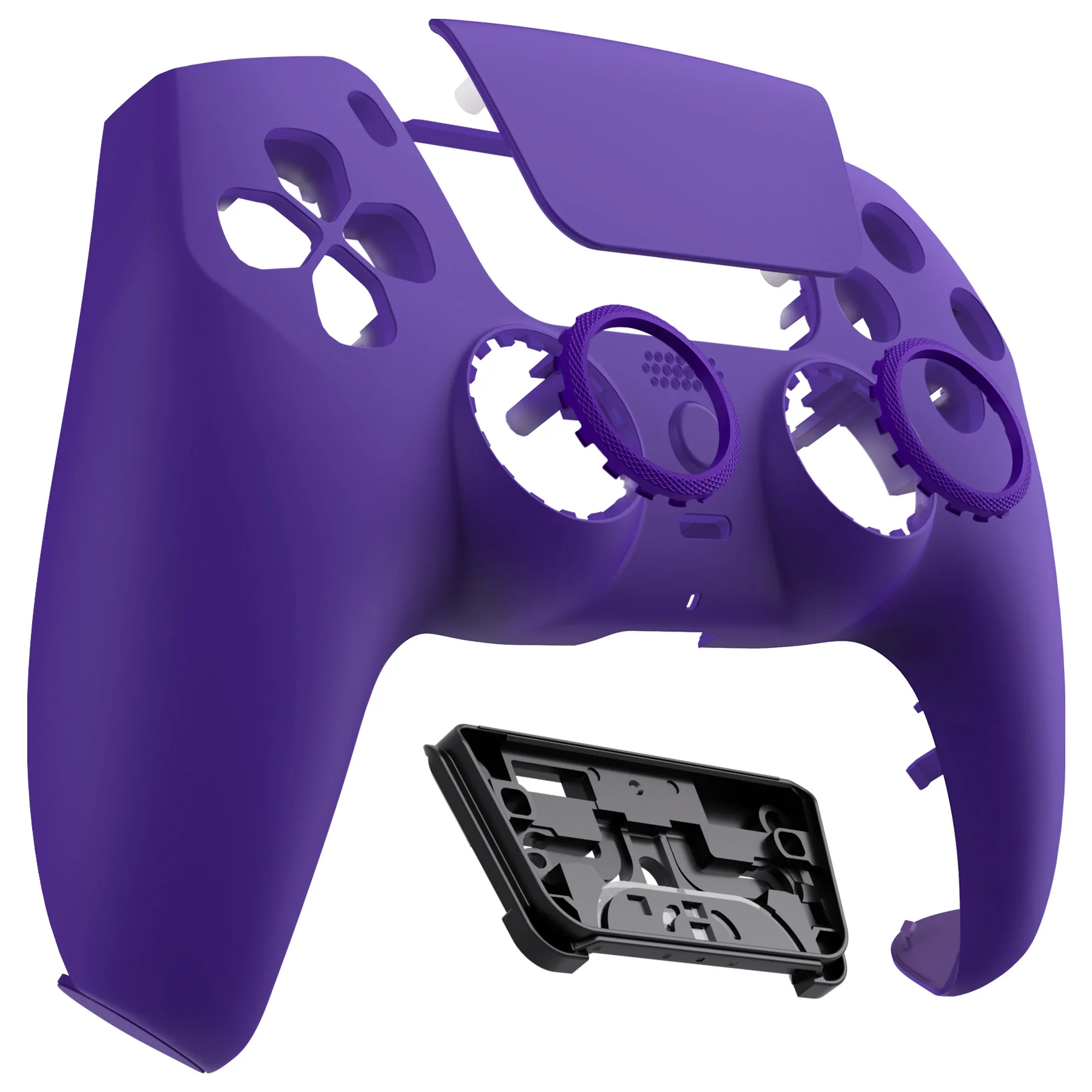 eXtremeRate LUNA Redesigned Replacement Front Shell with Touchpad Compatible with PS5 Controller BDM-010/020/030/040/050/060 - Purple - Image 10